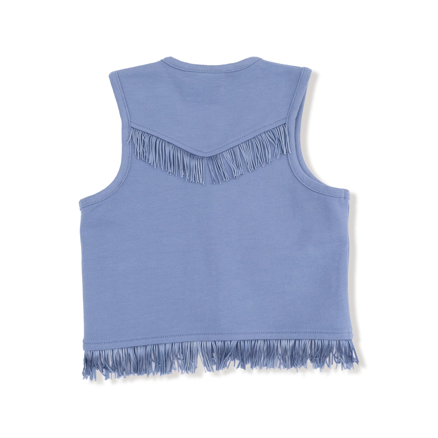 Angel Dear Angel Dear Western Fringe Vest French Terry Cozy Layering - Apparel & Accessories > Clothing > Baby & Toddler Clothing > Baby & Toddler Outerwear > Baby & Toddler Coats & Jackets 921