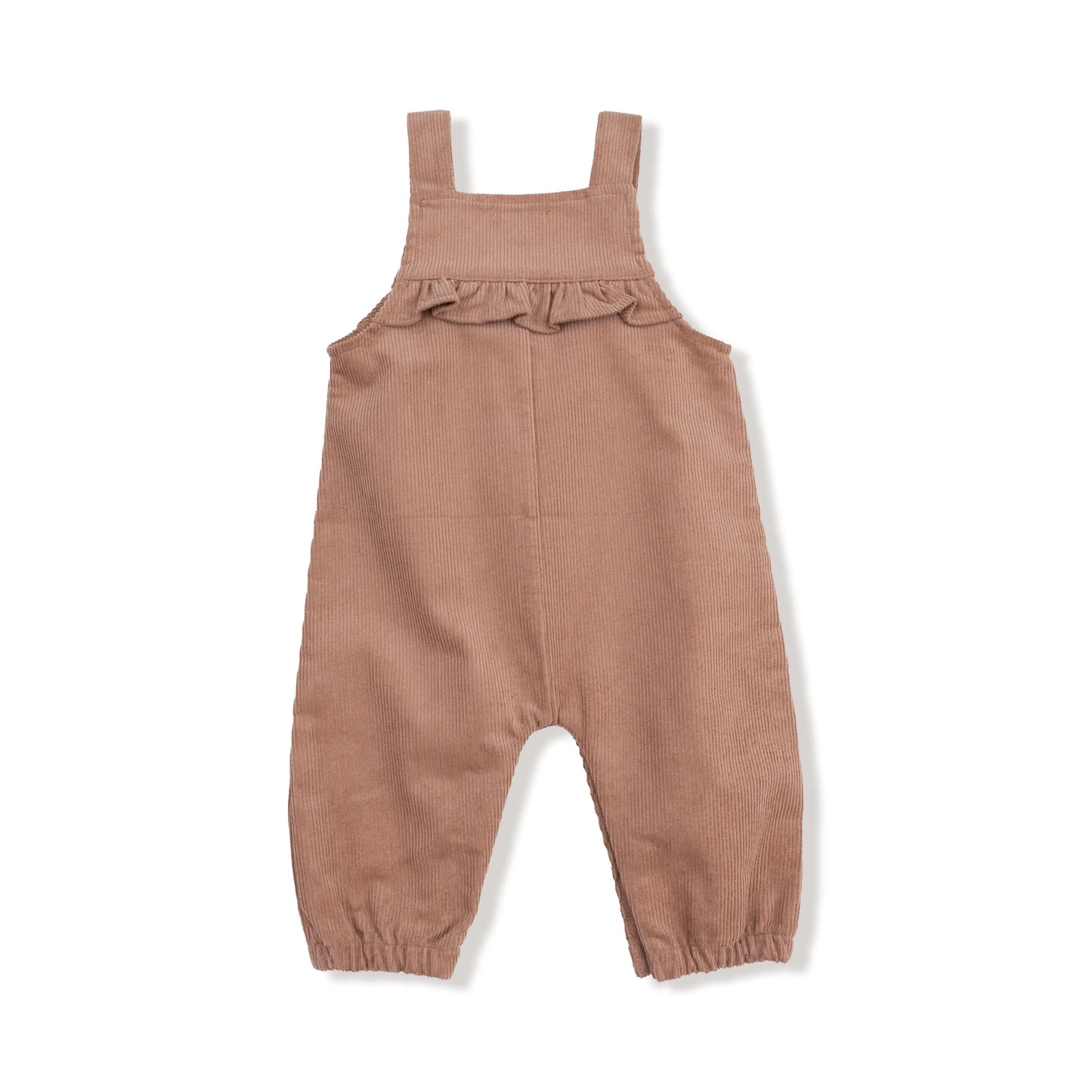 Angel Dear Angel Dear Yoke Ruffle Corduroy Overall for Baby Girls - Apparel & Accessories > Clothing > Baby & Toddler Clothing > Baby & Toddler Outfits 533