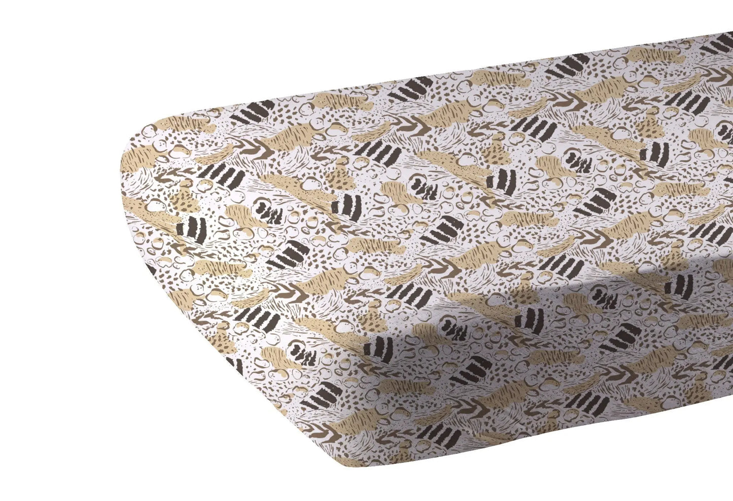 Animal Print Bamboo Muslin Crib Sheet Soft Breathable Newcastle Classics Everetts Place: Online Boutique