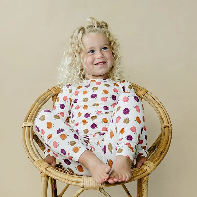 Apple of My Eye 2pc Bamboo Pajamas Ultra Soft Kids Set Little Joy Co. Everetts Place: Online Boutique