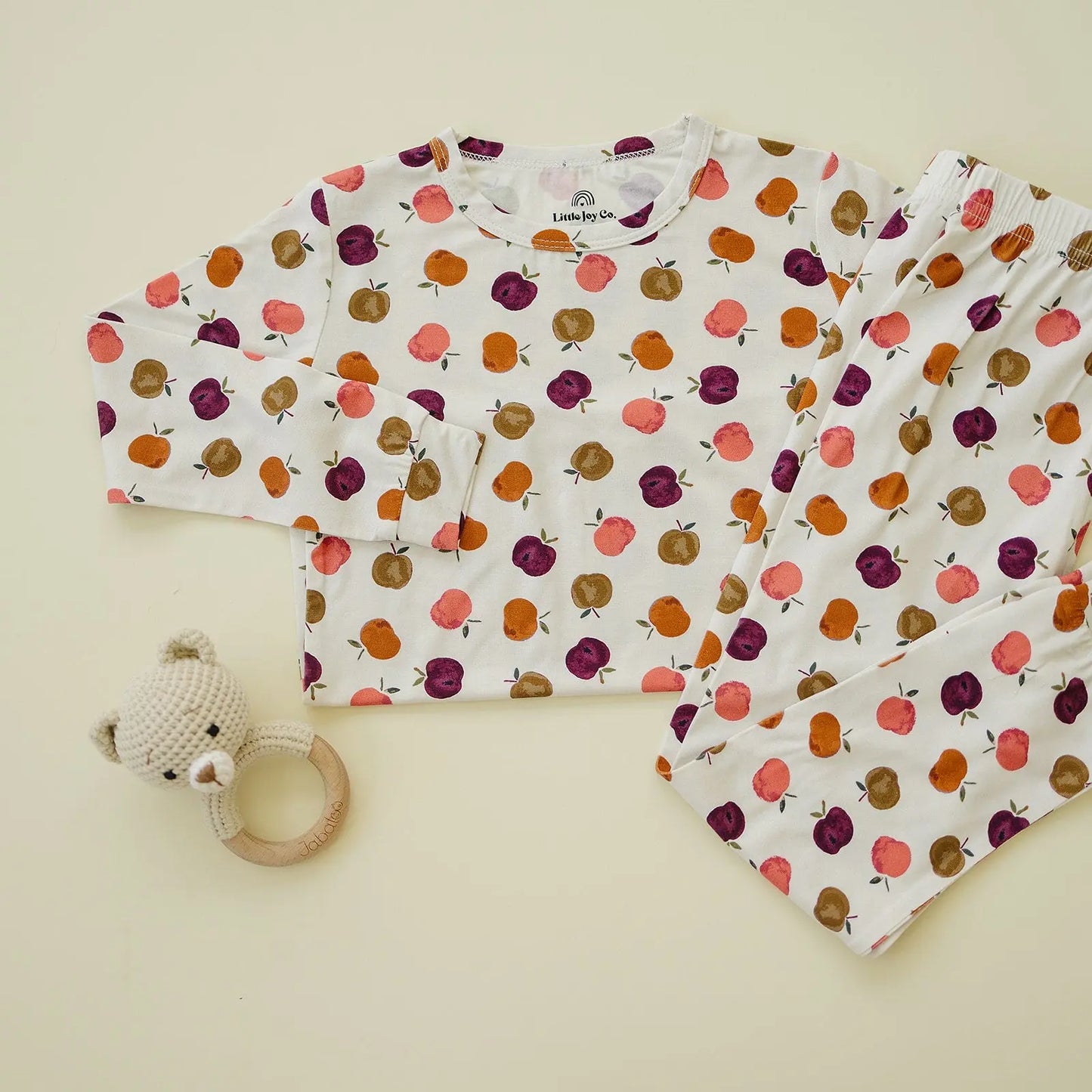 Apple of My Eye 2pc Bamboo Pajamas Ultra Soft Kids Set Little Joy Co. Everetts Place: Online Boutique