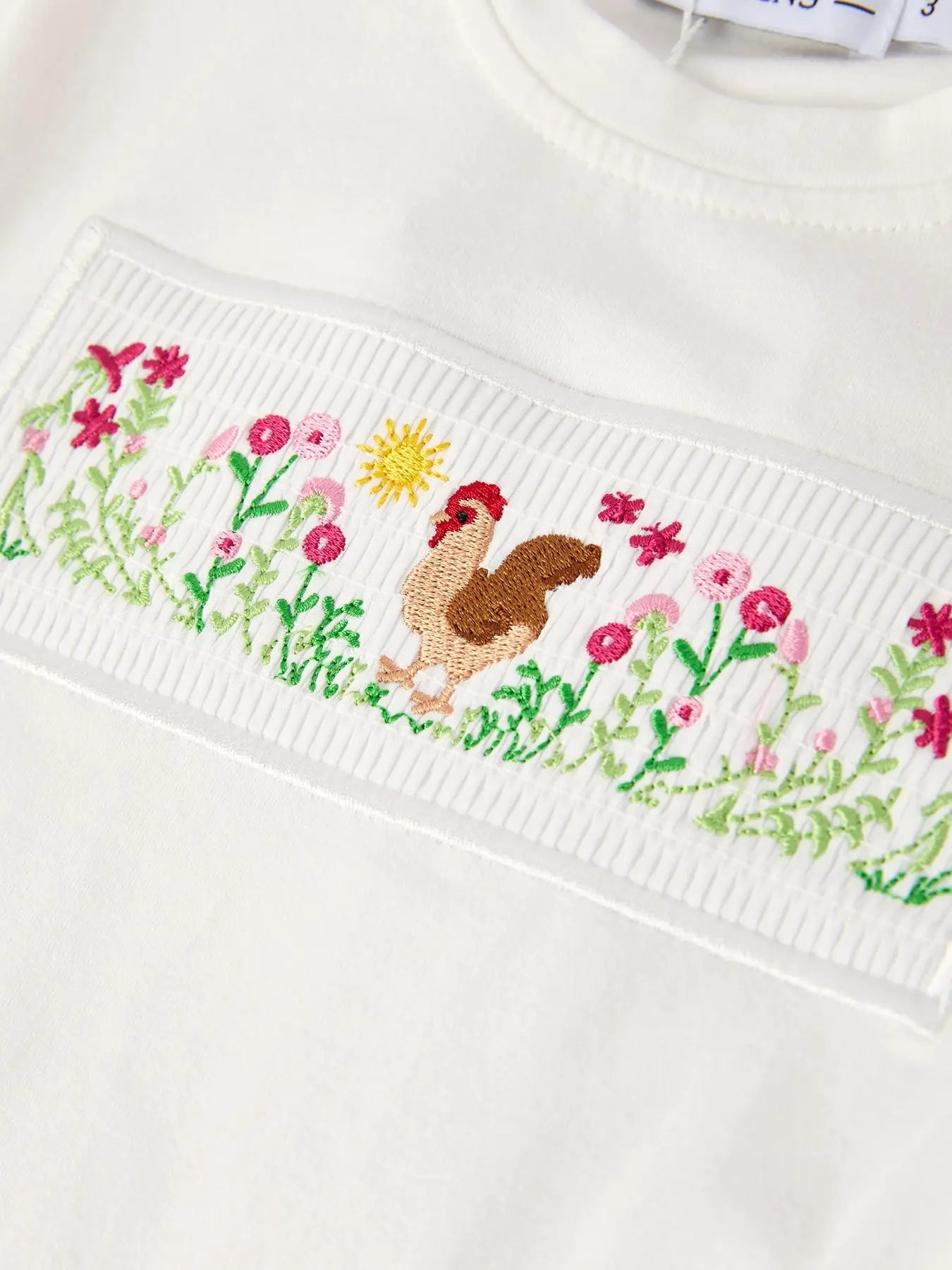 Autumn Rooster Embroidered Boys Smock Outfit Toddler Set Rylee Faith Designs Everetts Place: Online Boutique