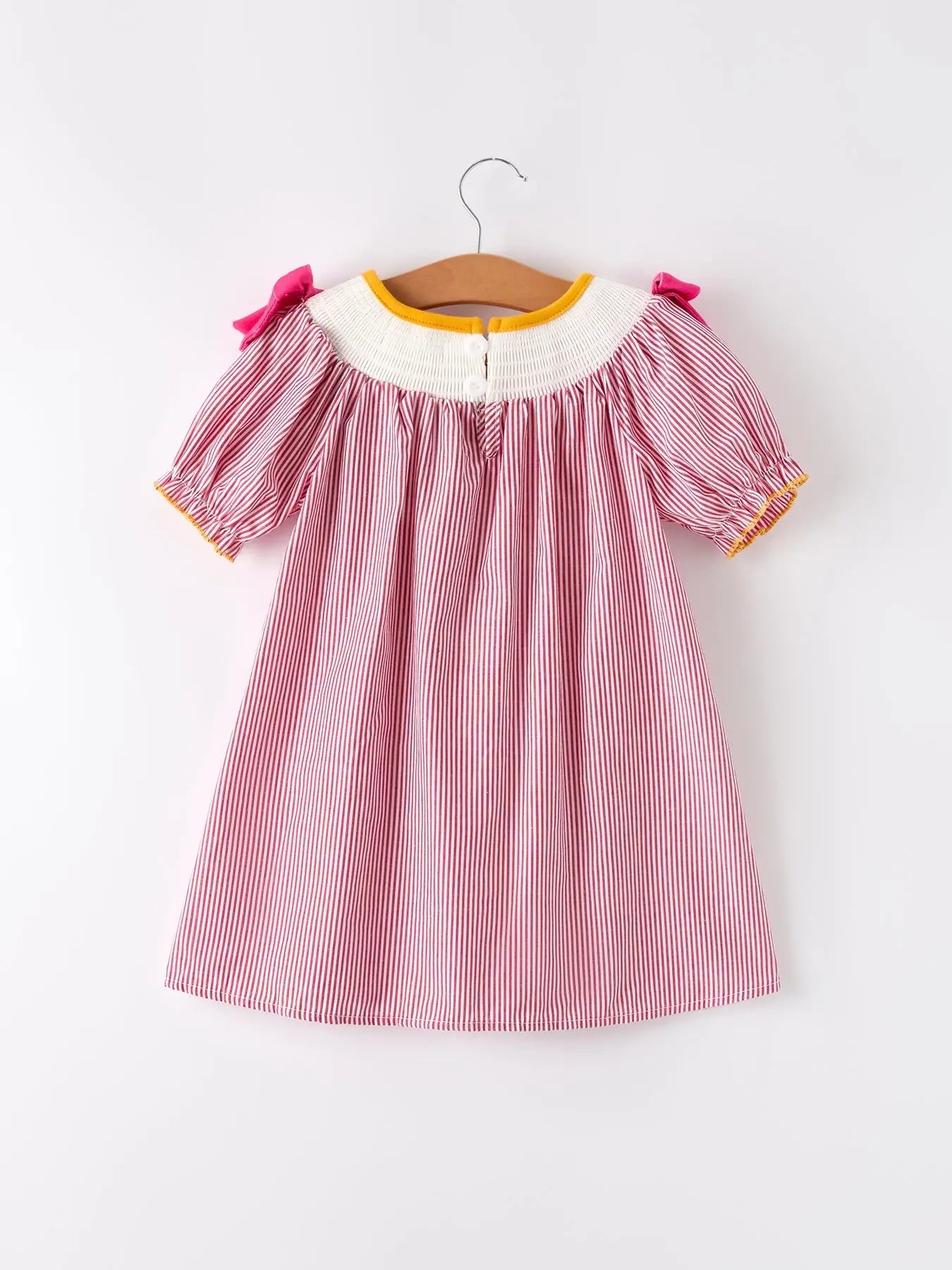 Autumn Rooster Smock Embroidered Girls Fall Dress Cotton Rylee Faith Designs Everetts Place: Online Boutique