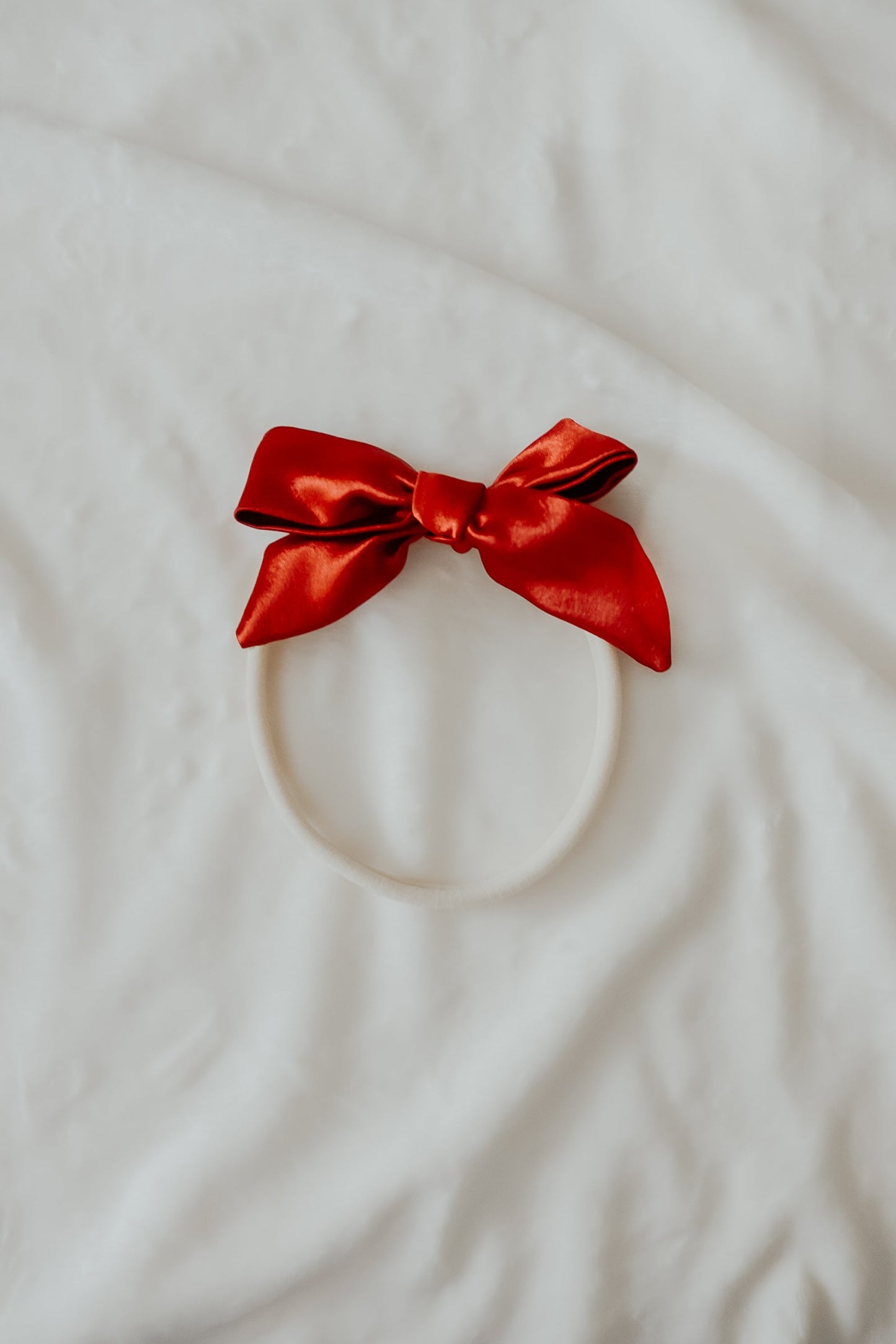 Berry Satin Bow Headband For Girls One Size Fits All Little Mae & Co Everetts Place: Online Boutique 12.50