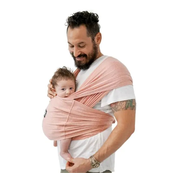 Baby K'tan Active Yoga Baby Carrier Heather Coral Baby K'tan