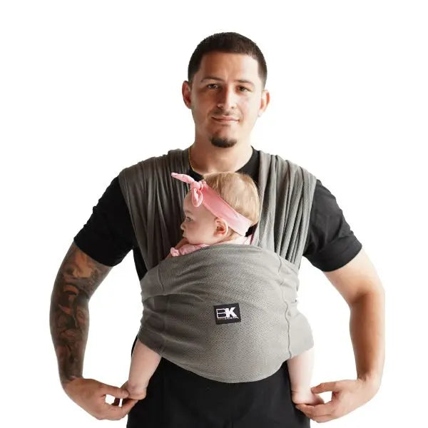 Baby K'tan Breeze Baby Carrier Charcoal Baby K'tan