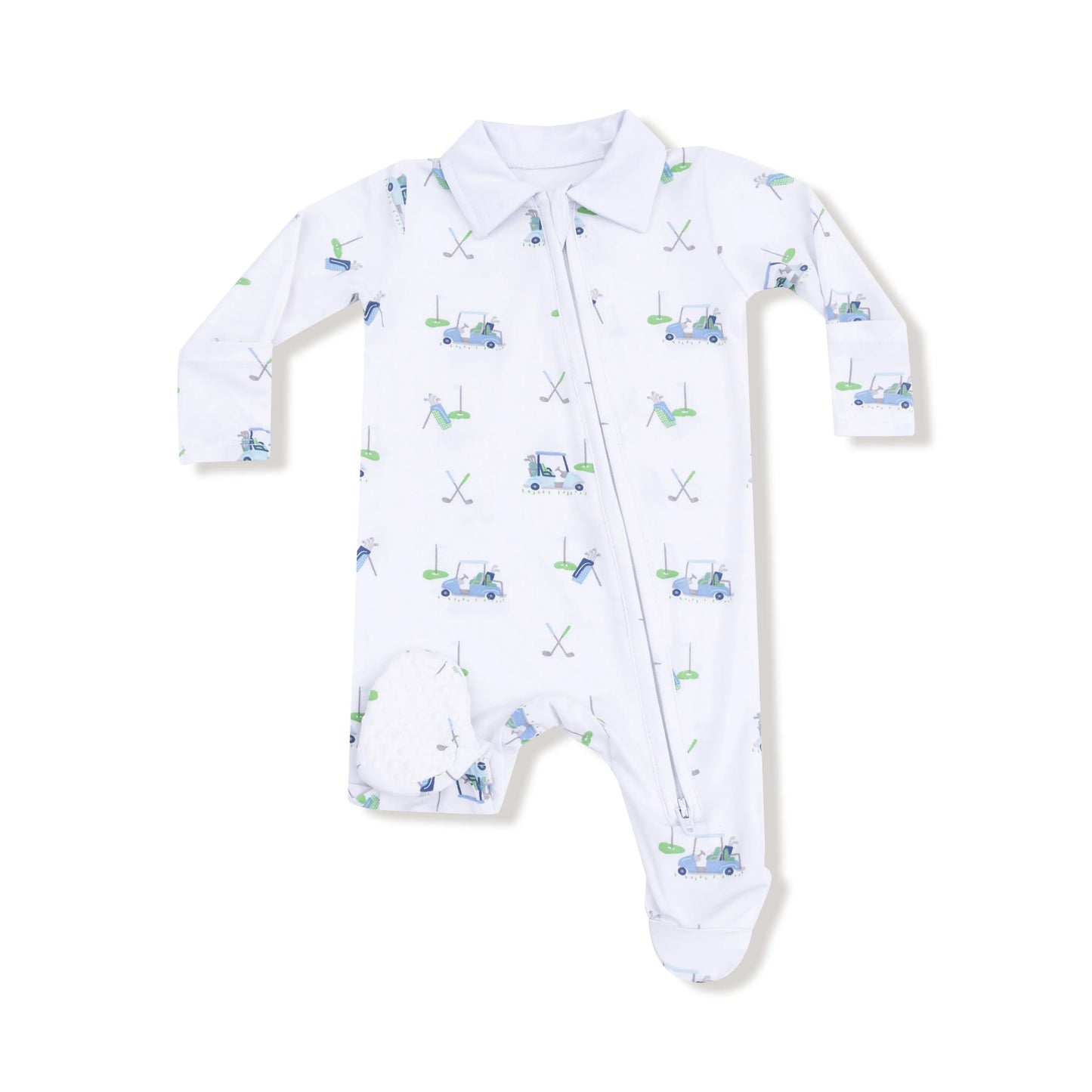 Baby Polo 2 Way Zipper Footie Made From Bamboo Viscose Angel Dear Everetts Place: Online Boutique
