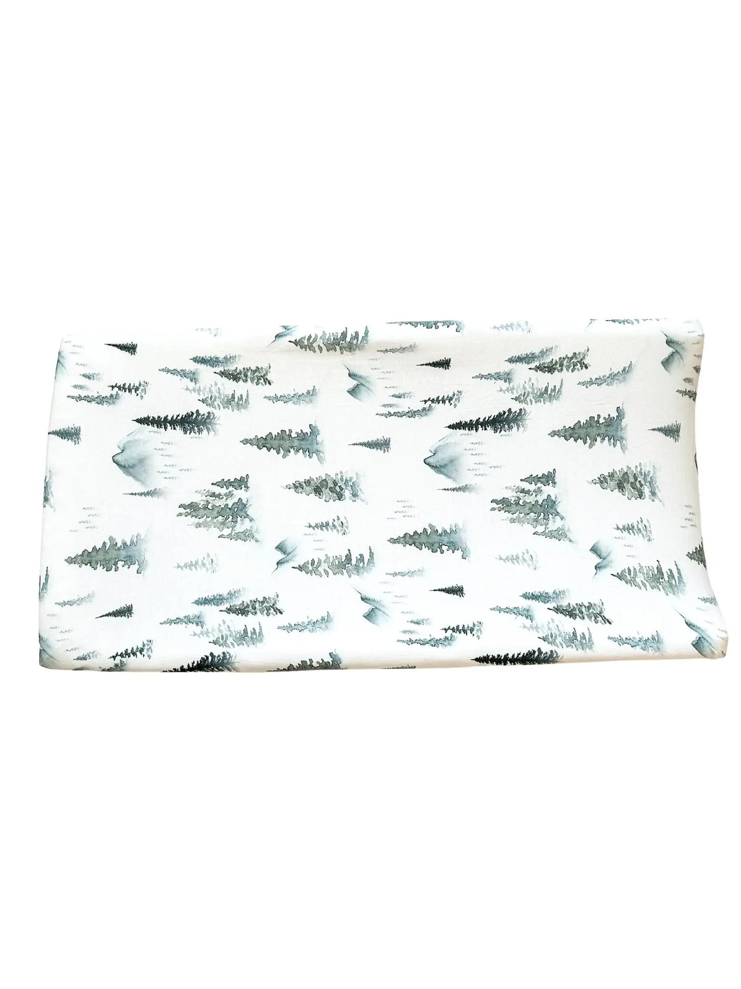 Bamboo Changing Pad Cover - Green Forest Harp Angel Boutique