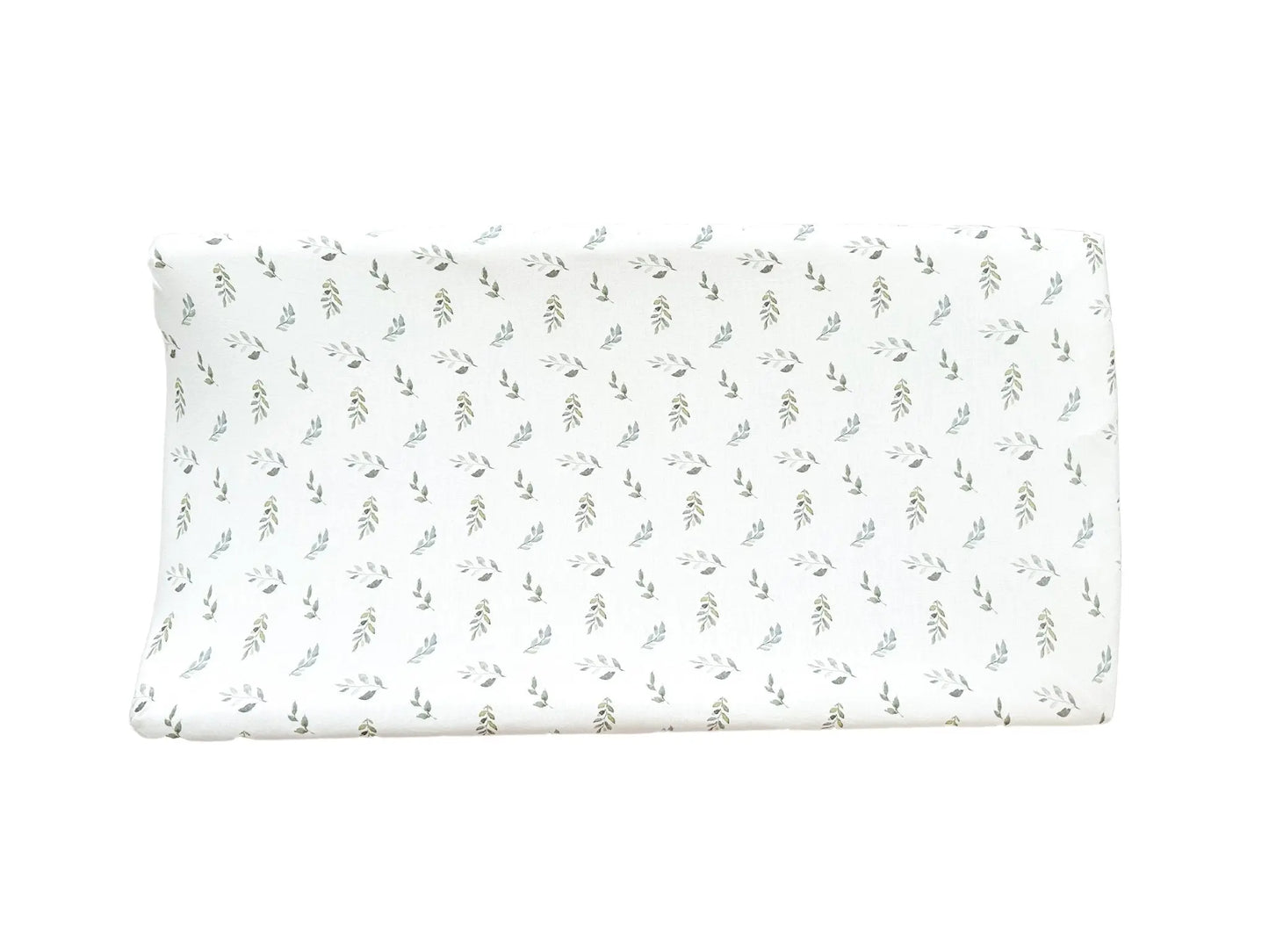 Bamboo Changing Pad Cover - Green Leaves Harp Angel Boutique