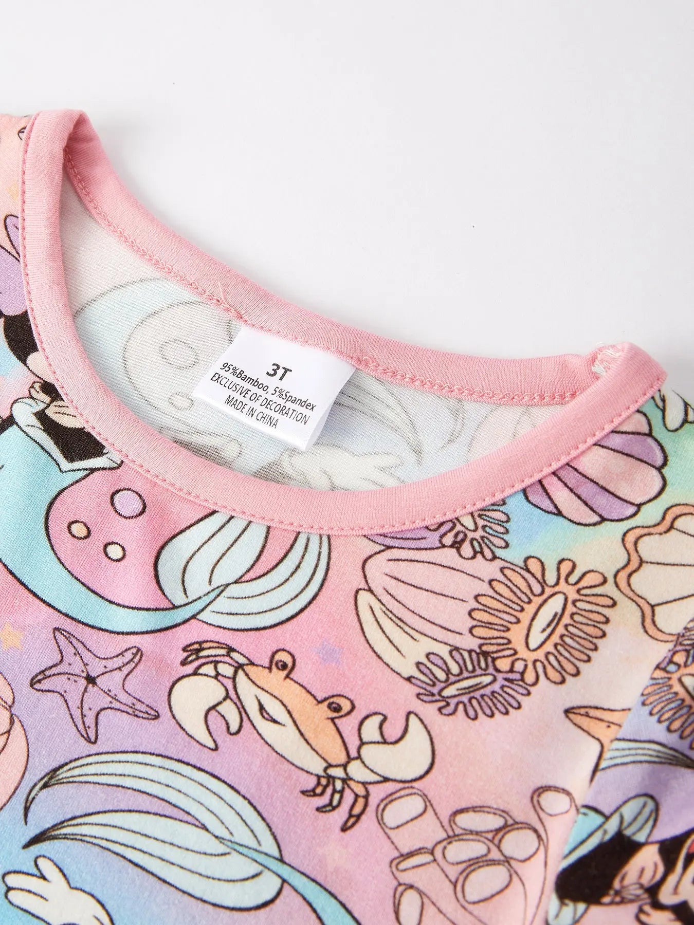 Bamboo Fabric Girls Summer Minnie Mouse Pajamas Set Rylee Faith Designs Everetts Place: Online Boutique