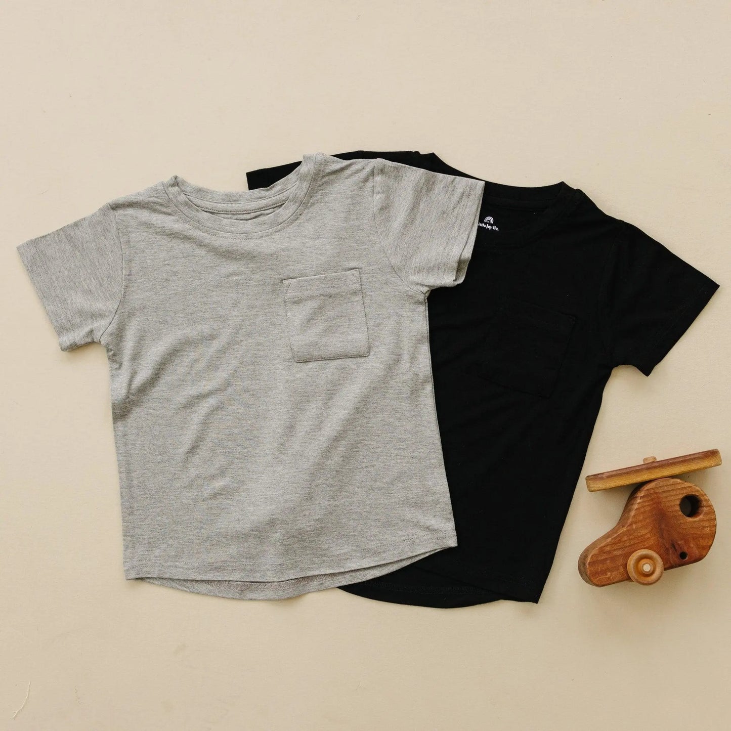 Little Joy Co. Bamboo Pocket Tee for Baby Soft Comfort and Stretch - Apparel & Accessories > Clothing > Baby & Toddler Clothing > Baby & Toddler Tops > T-Shirts