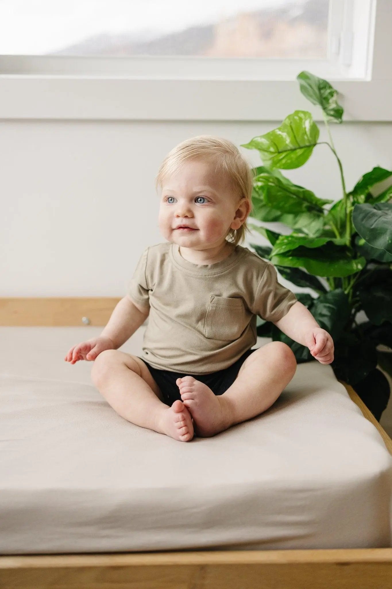 Little Joy Co. Bamboo Pocket Tee for Baby Soft Comfort and Stretch - Apparel & Accessories > Clothing > Baby & Toddler Clothing > Baby & Toddler Tops > T-Shirts