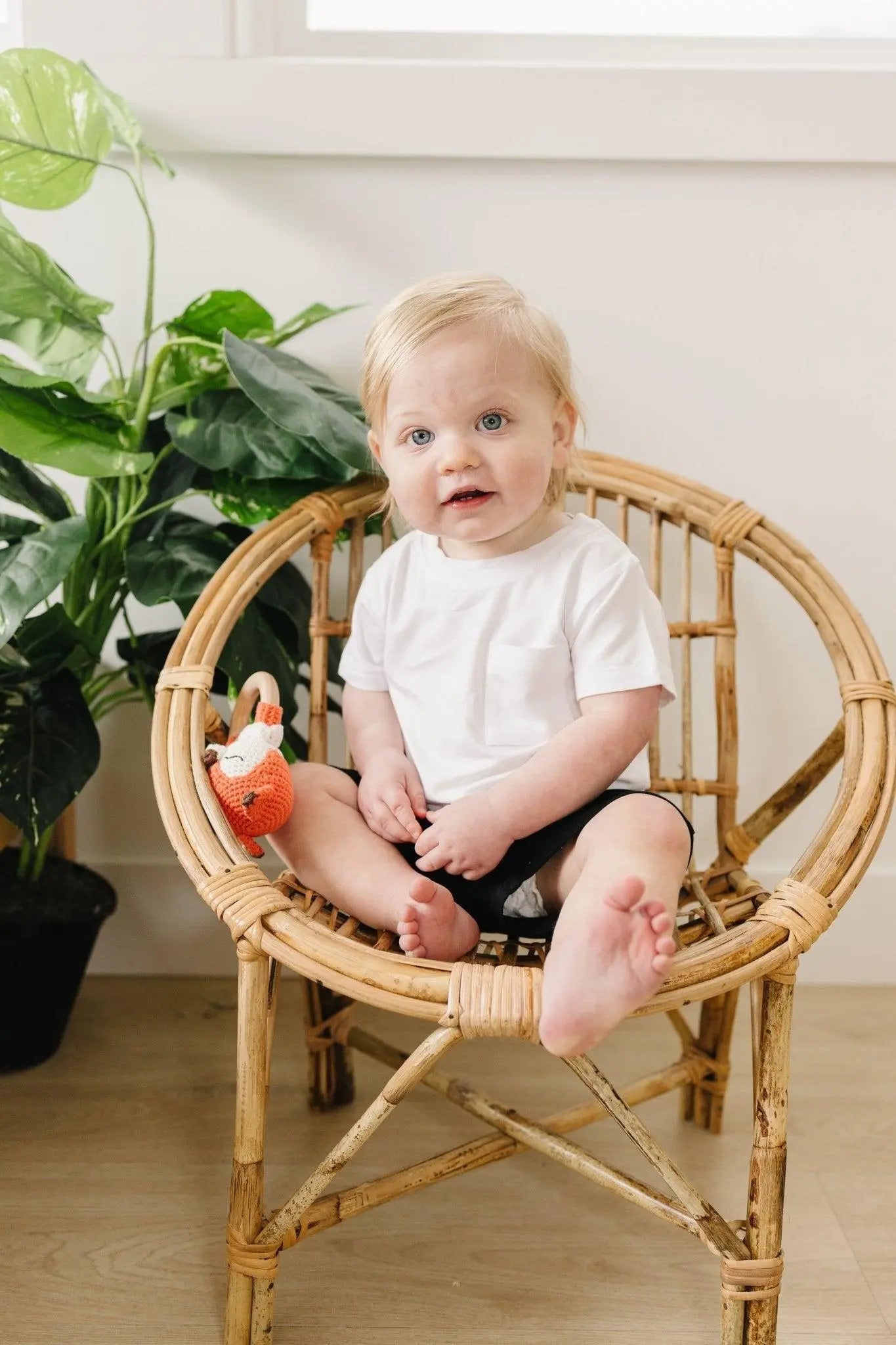 Little Joy Co. Bamboo Pocket Tee for Baby Soft Comfort and Stretch - Apparel & Accessories > Clothing > Baby & Toddler Clothing > Baby & Toddler Tops > T-Shirts