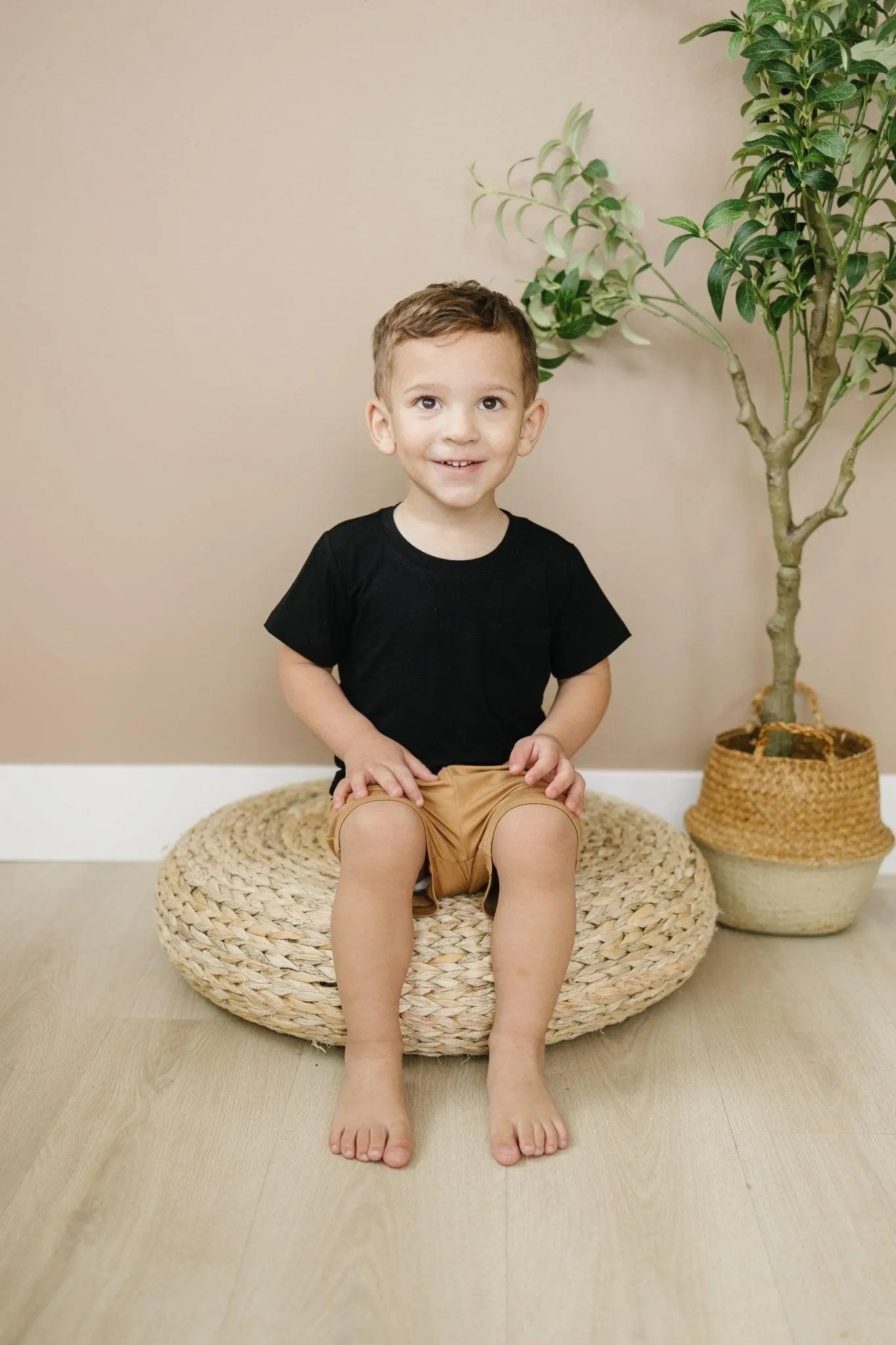 Little Joy Co. Bamboo Pocket Tee for Baby Soft Comfort and Stretch - Apparel & Accessories > Clothing > Baby & Toddler Clothing > Baby & Toddler Tops > T-Shirts