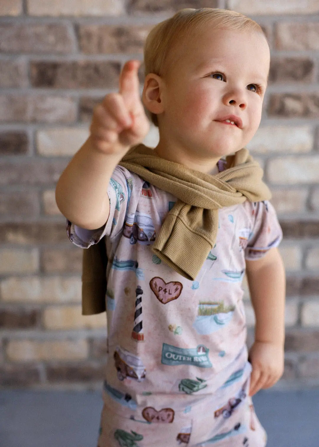 Bamboo Shortie Set Outer Banks By Charlie Lou Baby Kids Charlie Lou Baby Everetts Place: Online Boutique