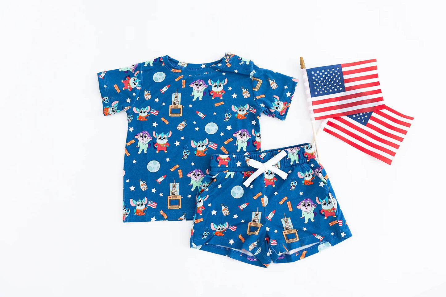 Bamboo Shortie Set for Babies Chip Chilla Collection Charlie Lou Baby Everetts Place: Online Boutique