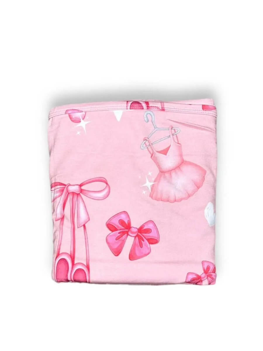 Miller & Co. Bamboo Spandex Swaddle, Ballerina - Everetts Place Boutique -