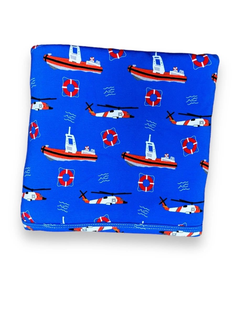 Miller & Co. Bamboo Spandex Swaddle, Coast Guard - Everetts Place Boutique -