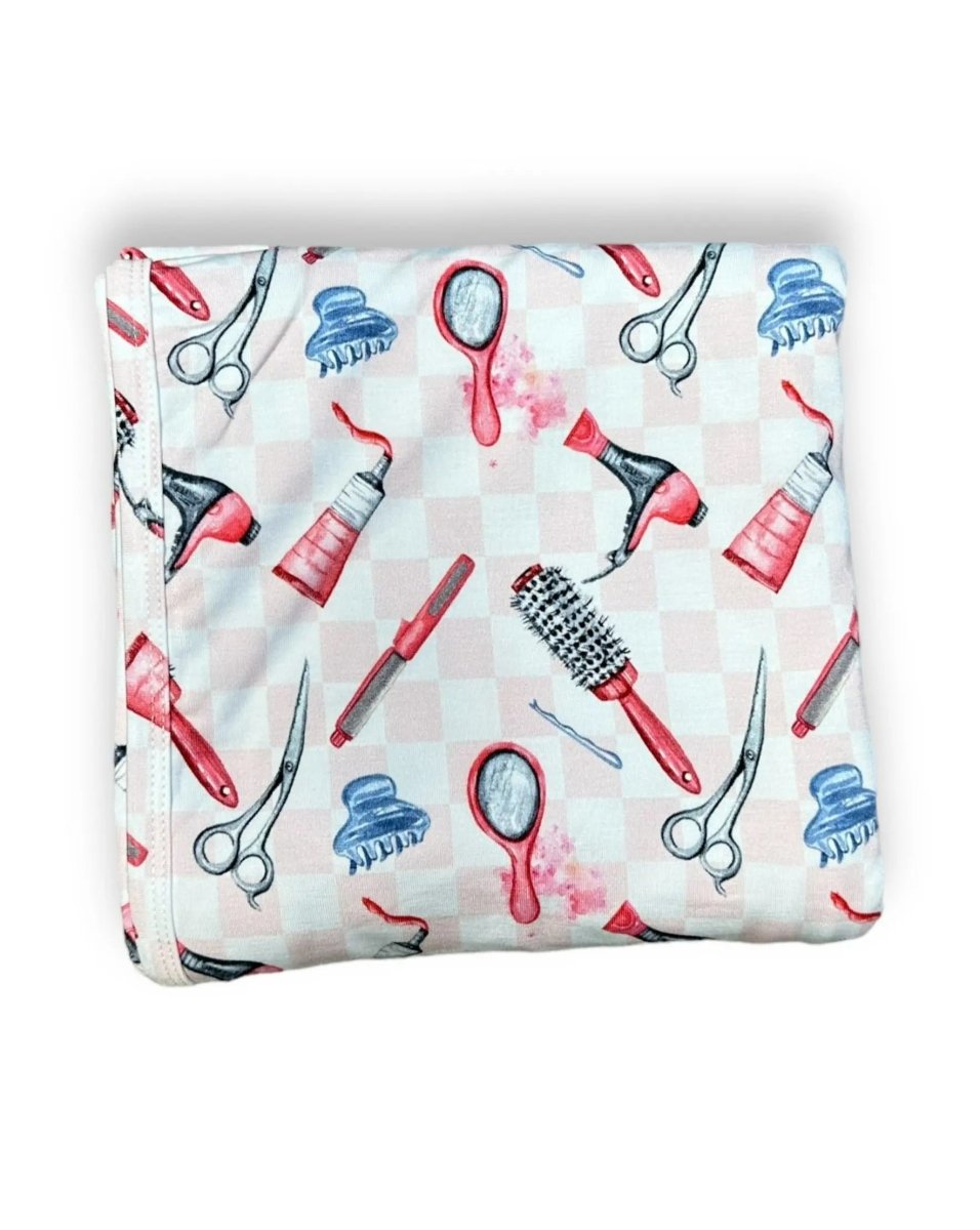 Miller & Co. Bamboo Spandex Swaddle, Hair Stylist - Everetts Place Boutique -