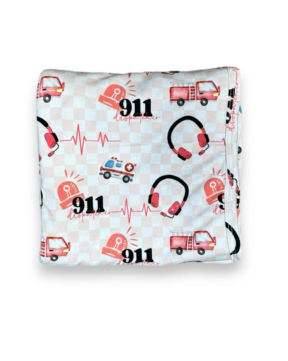 Miller & Co. Bamboo Spandex Swaddle, Pink Dispatcher - Everetts Place Boutique -