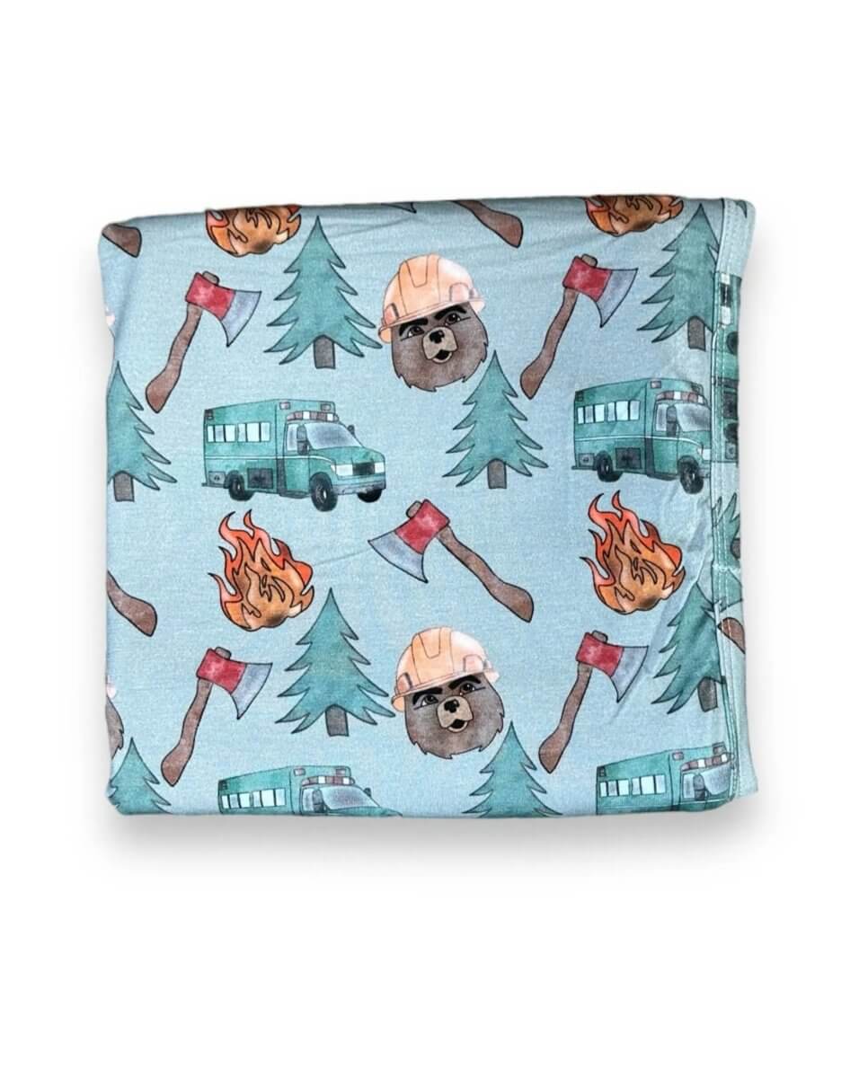 Miller & Co. Bamboo Spandex Swaddle, Wildland Firefighter - Everetts Place Boutique -