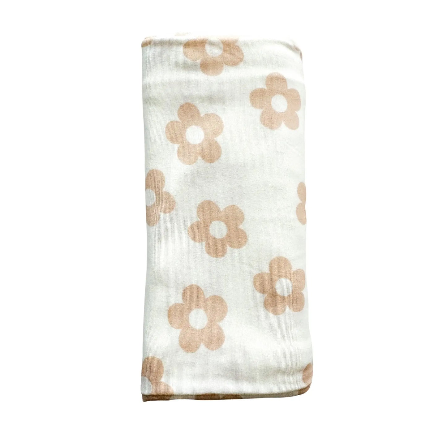 Bamboo Stretch Swaddle - Blush Daisy Harp Angel Boutique