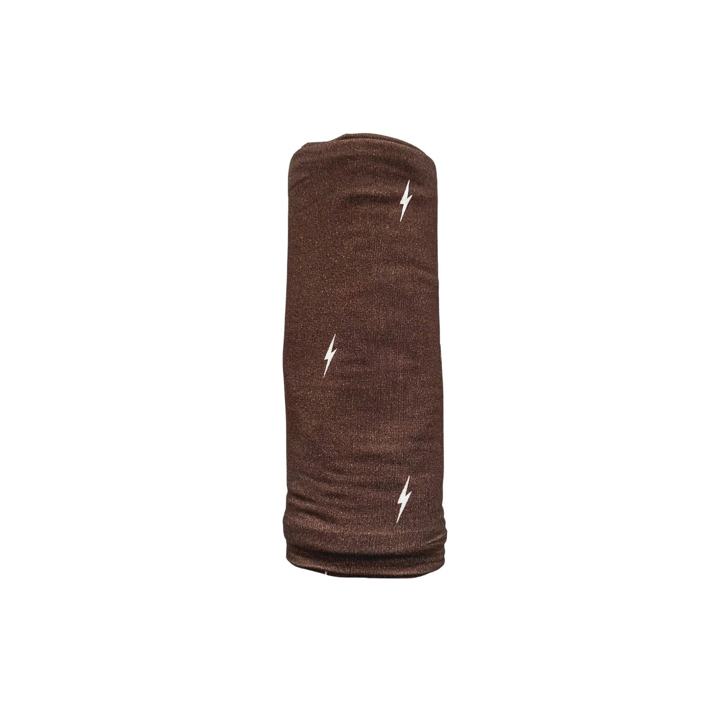 Bamboo Stretch Swaddle - Brown Lightning Harp Angel Boutique