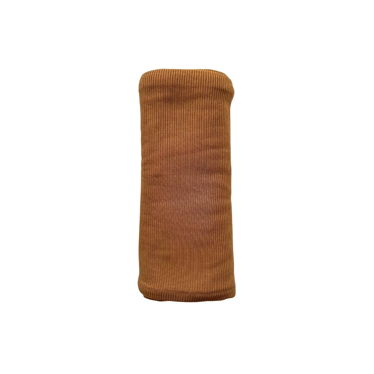 Bamboo Stretch Swaddle - Caramel Ribbed Harp Angel Boutique