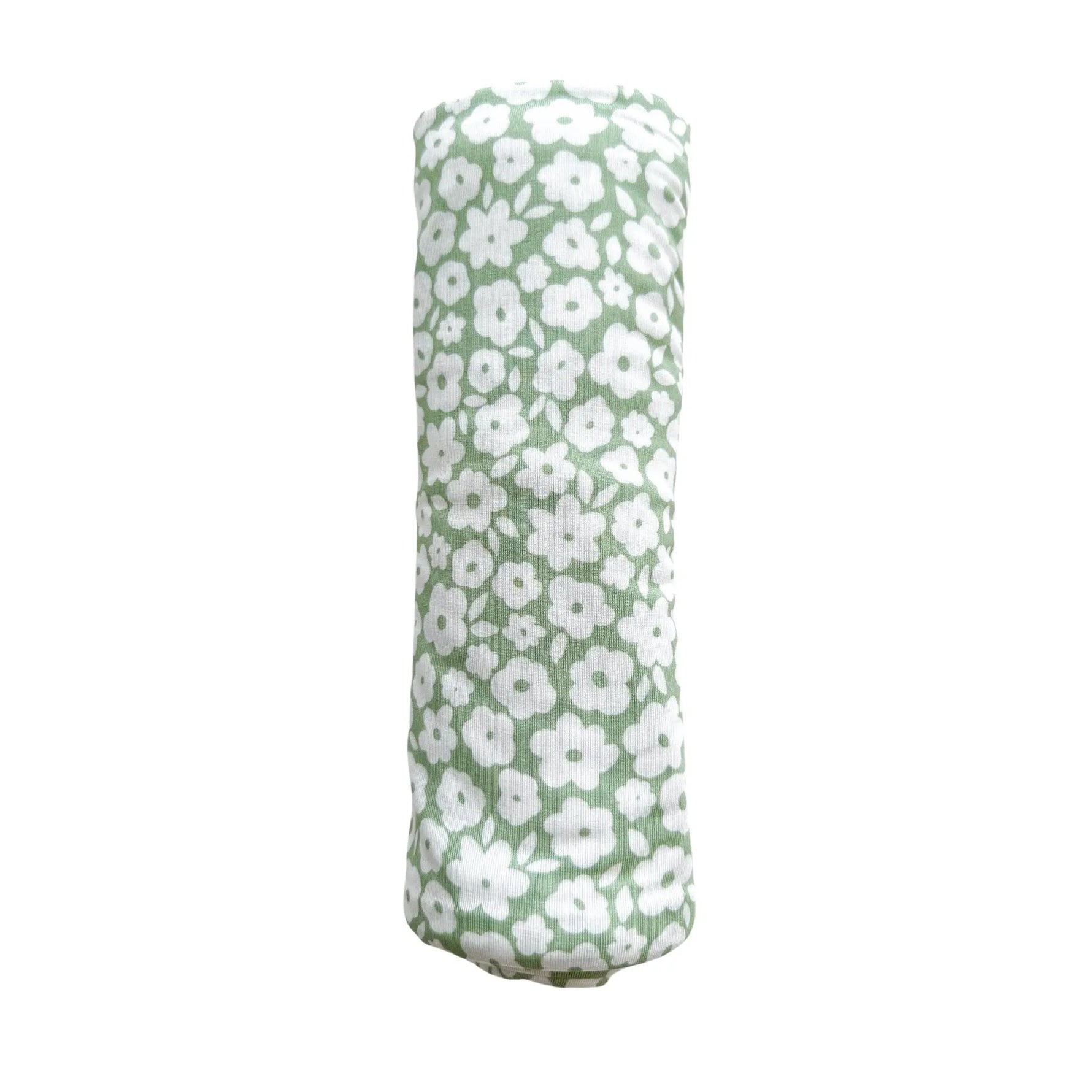 Harp Angel Boutique Soft Bamboo Stretch Swaddle Blanket with Sage Ditsy Floral for Infants - Baby & Toddler > Swaddling & Receiving Blankets Swaddle
