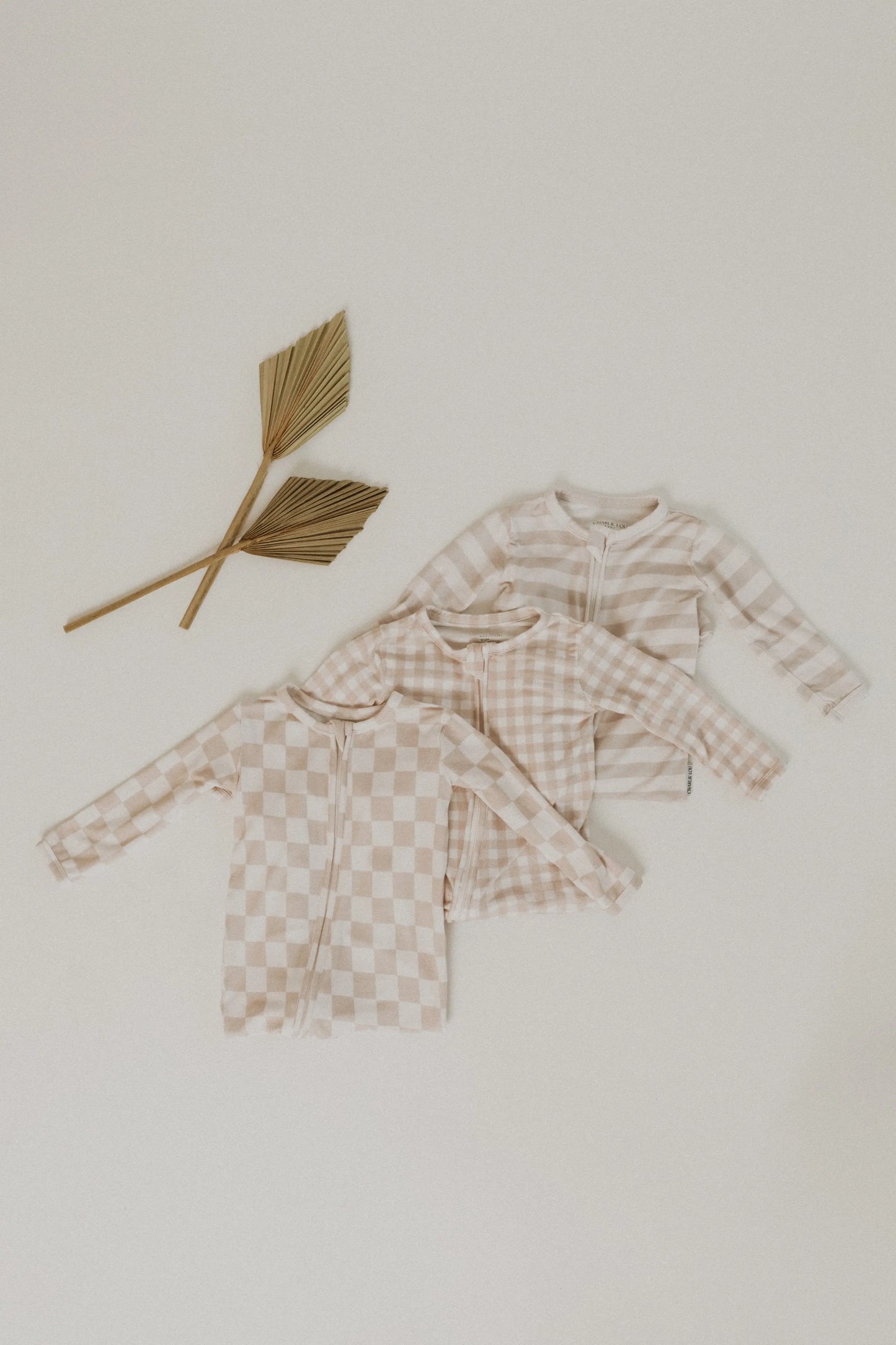 Bamboo Striped Footie Romper With Double Zipper For Babies Charlie Lou Baby Everetts Place: Online Boutique