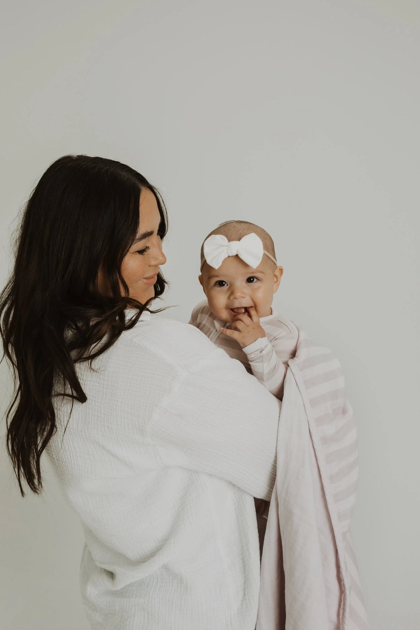 Bamboo Striped Footie Romper With Double Zipper For Babies Charlie Lou Baby Everetts Place: Online Boutique