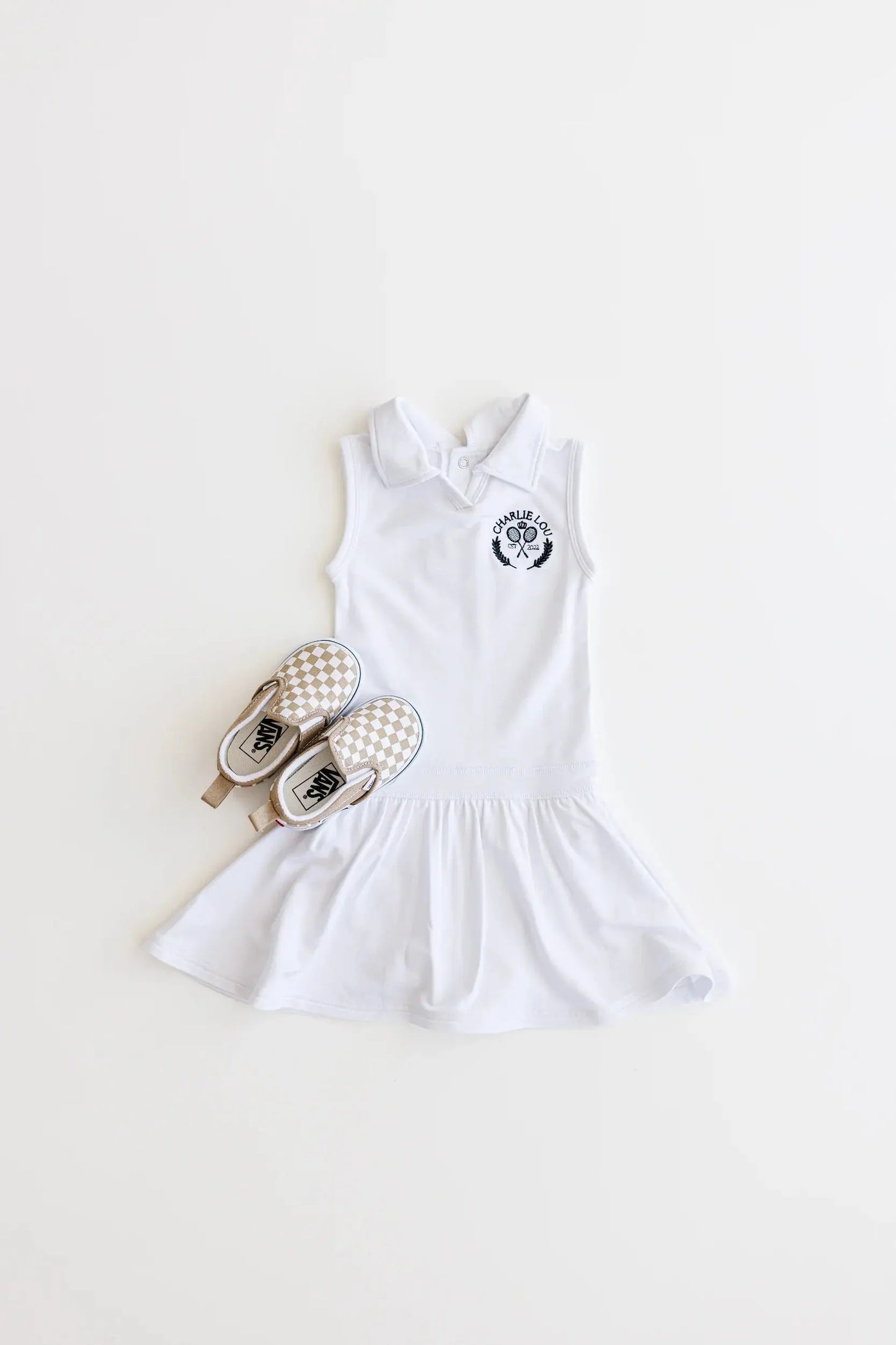 Bamboo Tennis Dress For Baby Girls Soft Breathable Wear Charlie Lou Baby Everetts Place: Online Boutique