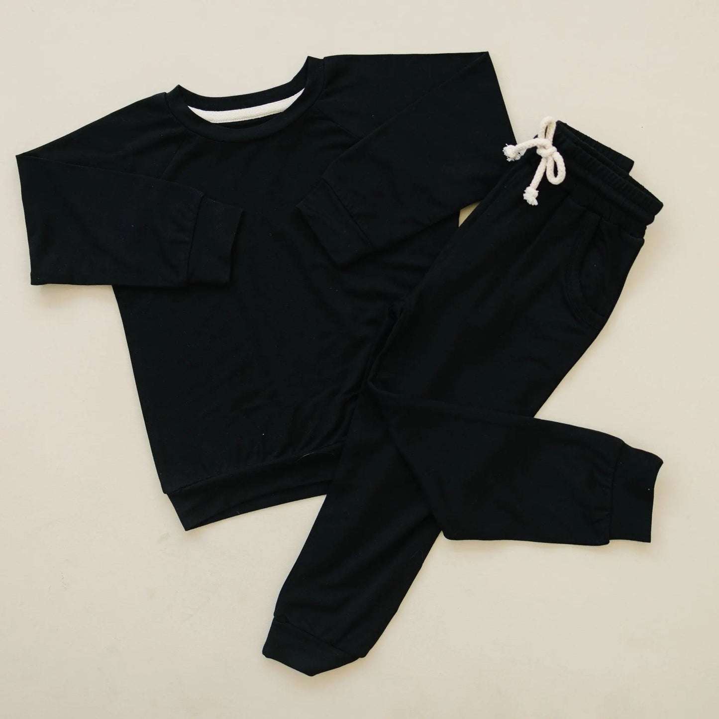 Little Joy Co. Lux Bamboo Terry Crewneck Sweatshirt With Stretch Comfort - Apparel & Accessories > Clothing > Baby & Toddler Clothing > Baby & Toddler Tops > Sweatshirts