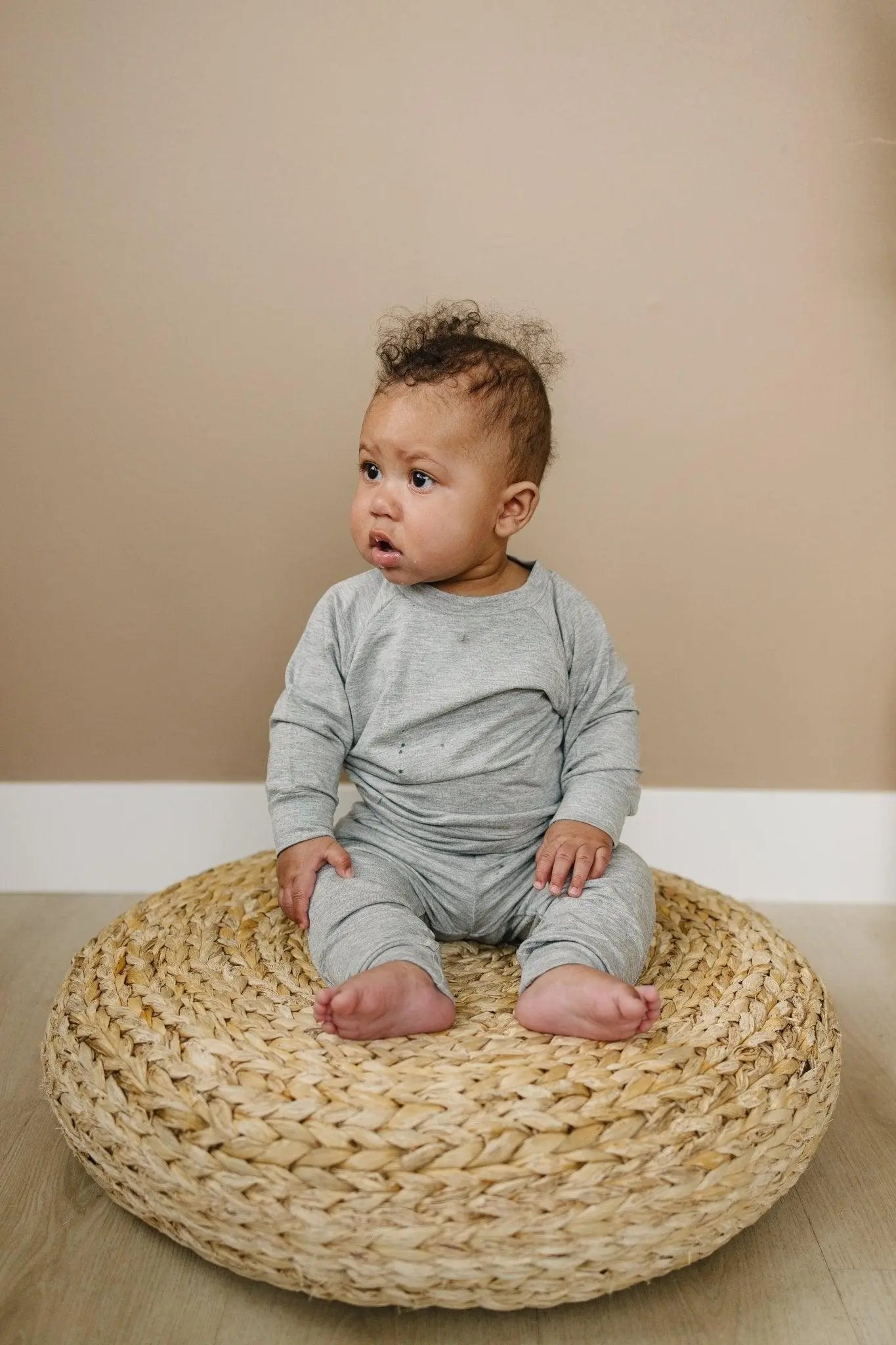 Little Joy Co. Lux Bamboo Terry Crewneck Sweatshirt With Stretch Comfort - Apparel & Accessories > Clothing > Baby & Toddler Clothing > Baby & Toddler Tops > Sweatshirts
