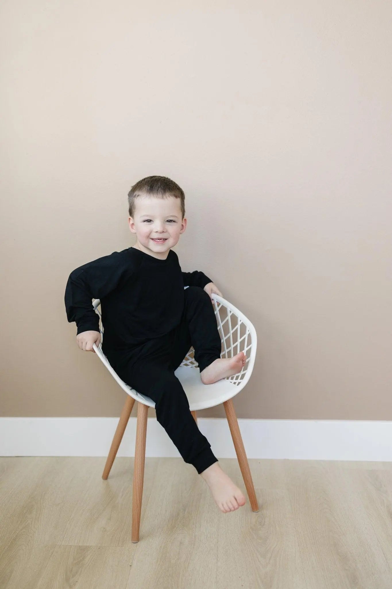 Little Joy Co. Lux Bamboo Terry Crewneck Sweatshirt With Stretch Comfort - Apparel & Accessories > Clothing > Baby & Toddler Clothing > Baby & Toddler Tops > Sweatshirts