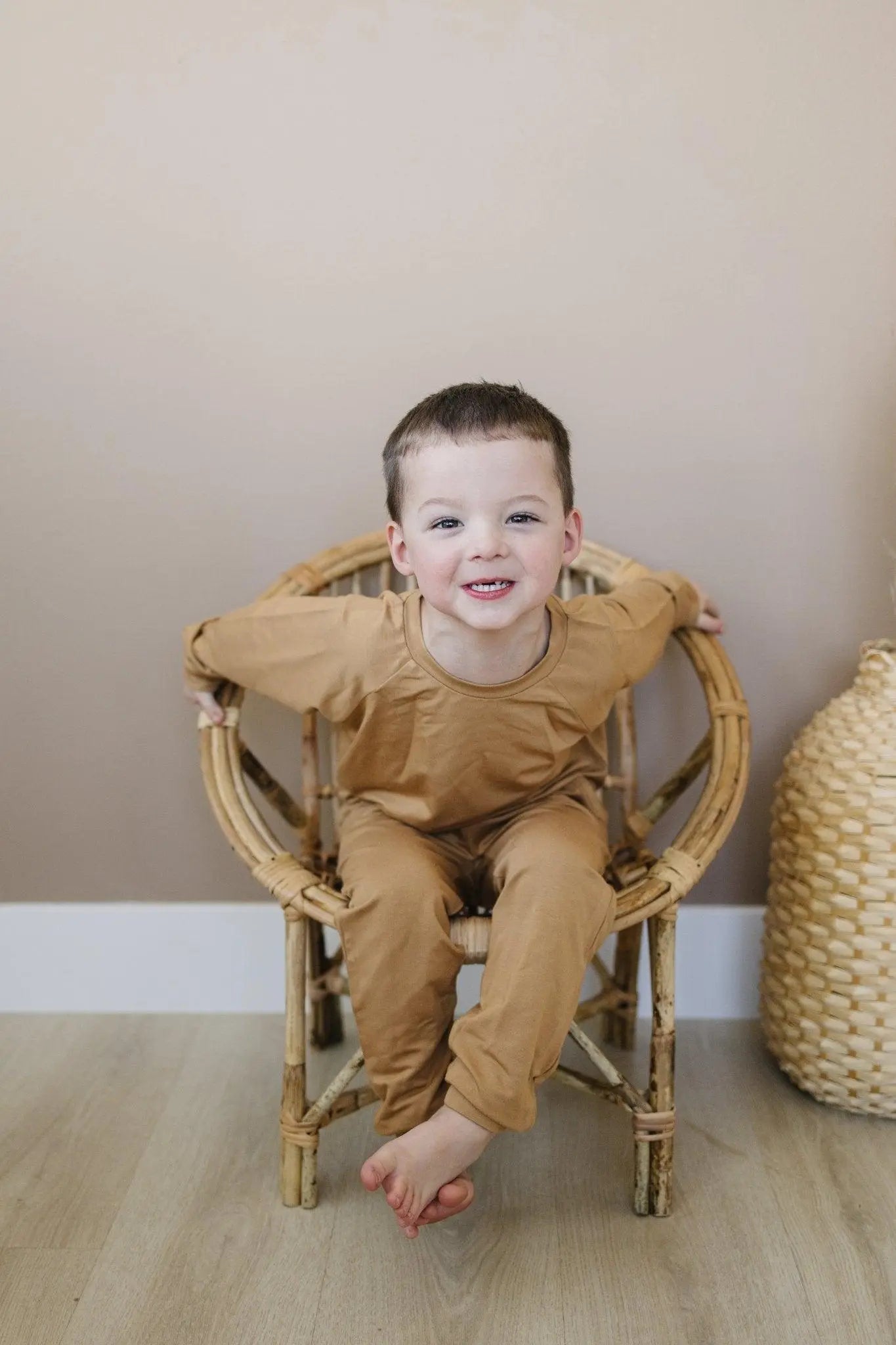 Little Joy Co. Bamboo Terry Joggers Soft Stretch 260gsm Bamboo Viscose - Apparel & Accessories > Clothing > Baby & Toddler Clothing > Baby & Toddler Bottoms > Sweatpants