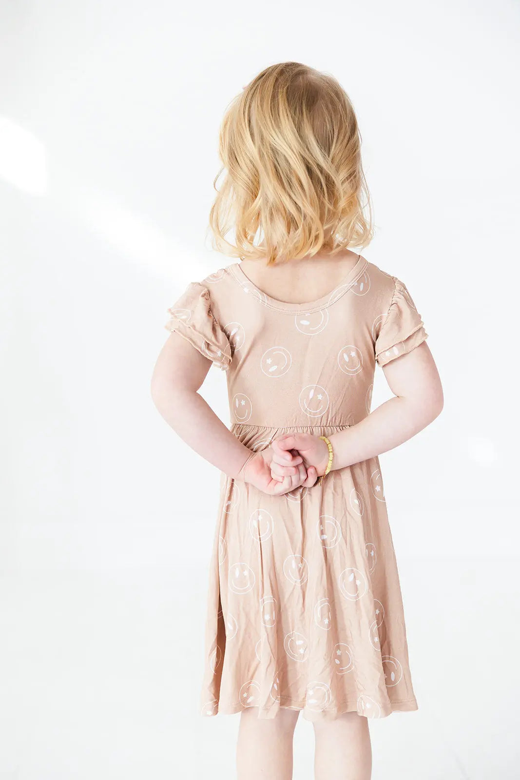 Bamboo Twirl Dress For Girls With Bodysuit Underlay Charlie Lou Baby Everetts Place: Online Boutique