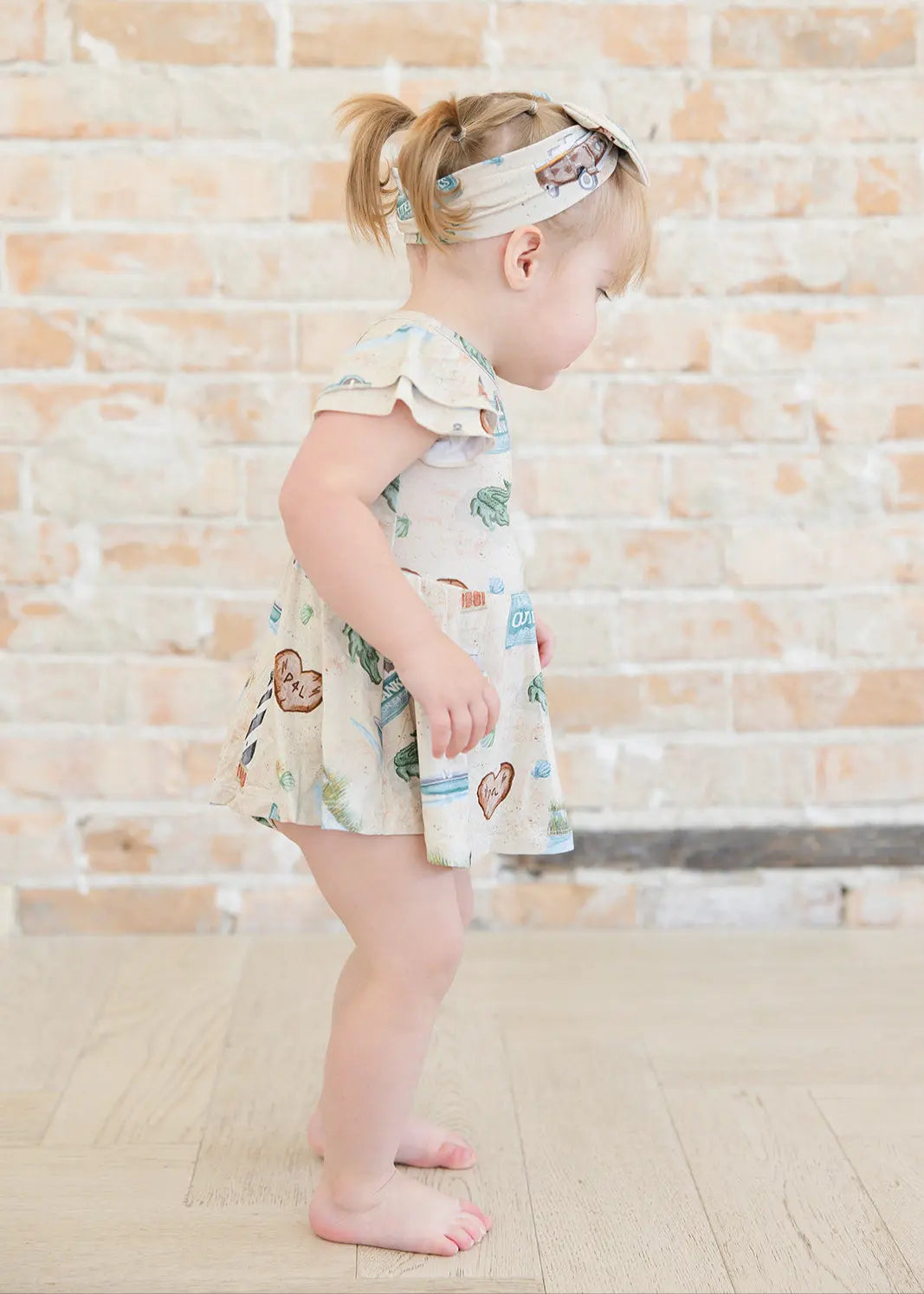 Bamboo Twirl Dress for Girls Outer Banks Collection Charlie Lou Baby Everetts Place: Online Boutique