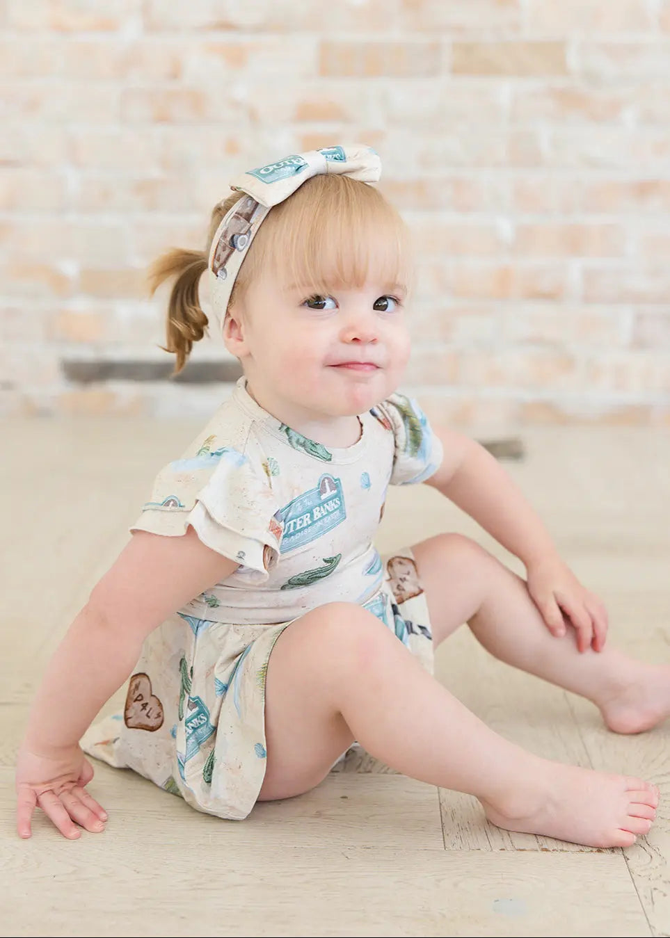 Bamboo Twirl Dress for Girls Outer Banks Collection Charlie Lou Baby Everetts Place: Online Boutique