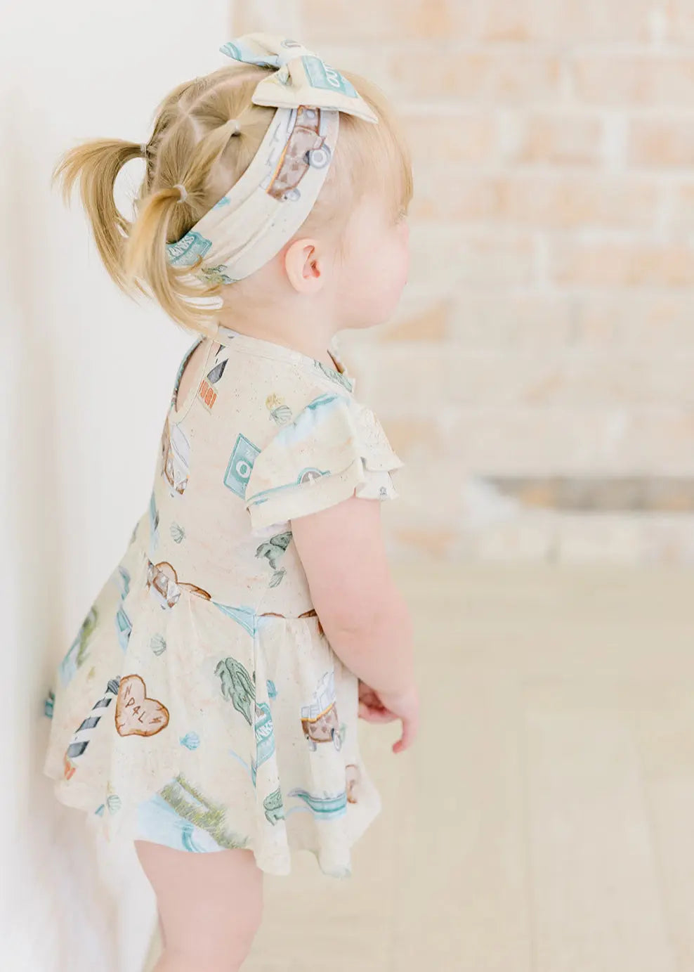 Bamboo Twirl Dress for Girls Outer Banks Collection Charlie Lou Baby Everetts Place: Online Boutique