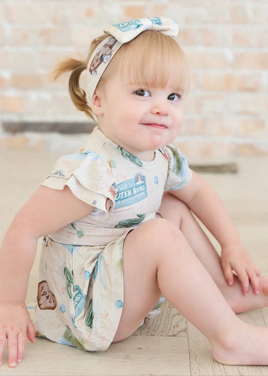 Bamboo Twirl Dress for Girls Outer Banks Collection Charlie Lou Baby Everetts Place: Online Boutique