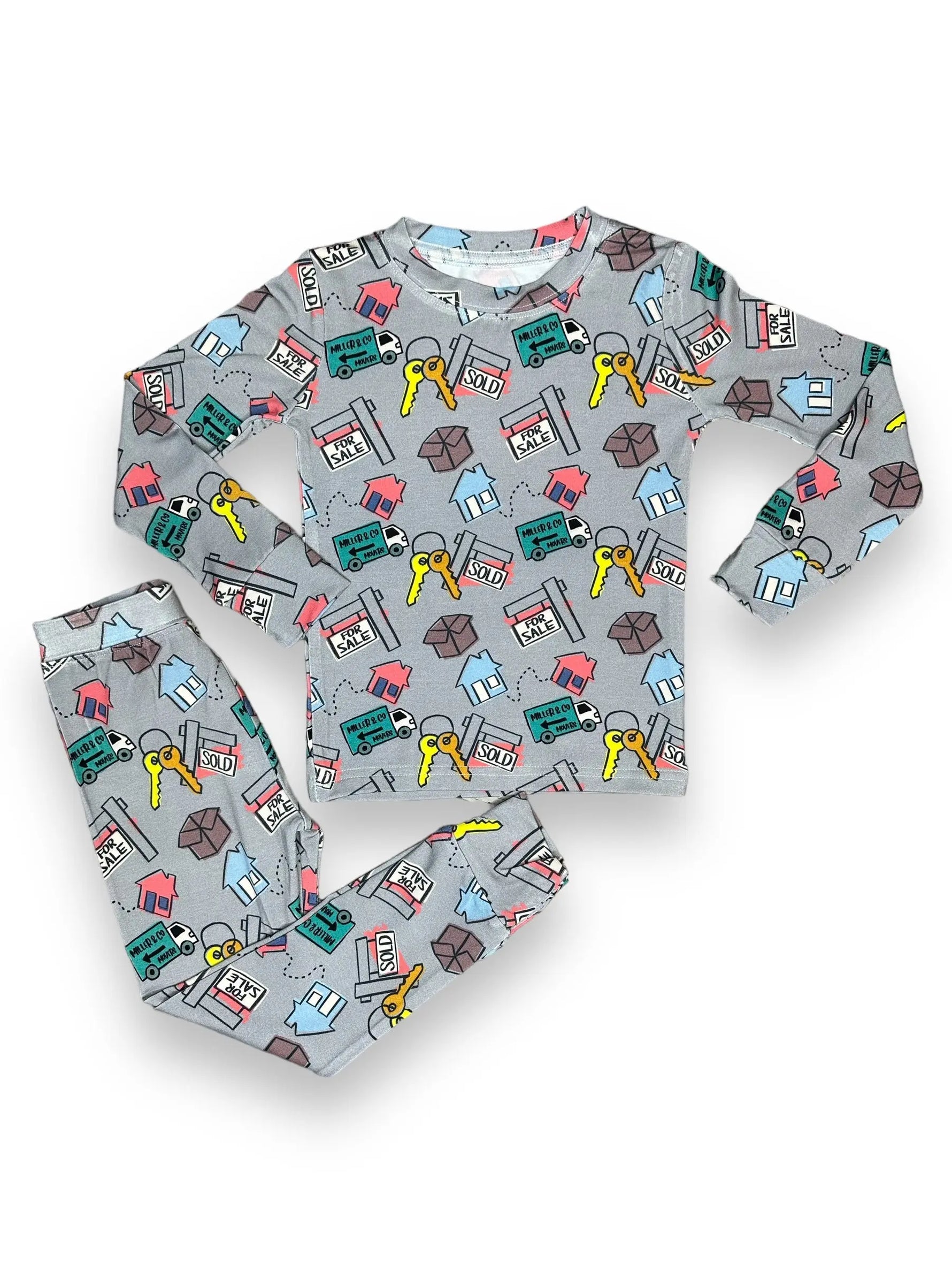 Bamboo Two Piece Pajama Set, Real Estate Miller & Co. Everetts Place Boutique