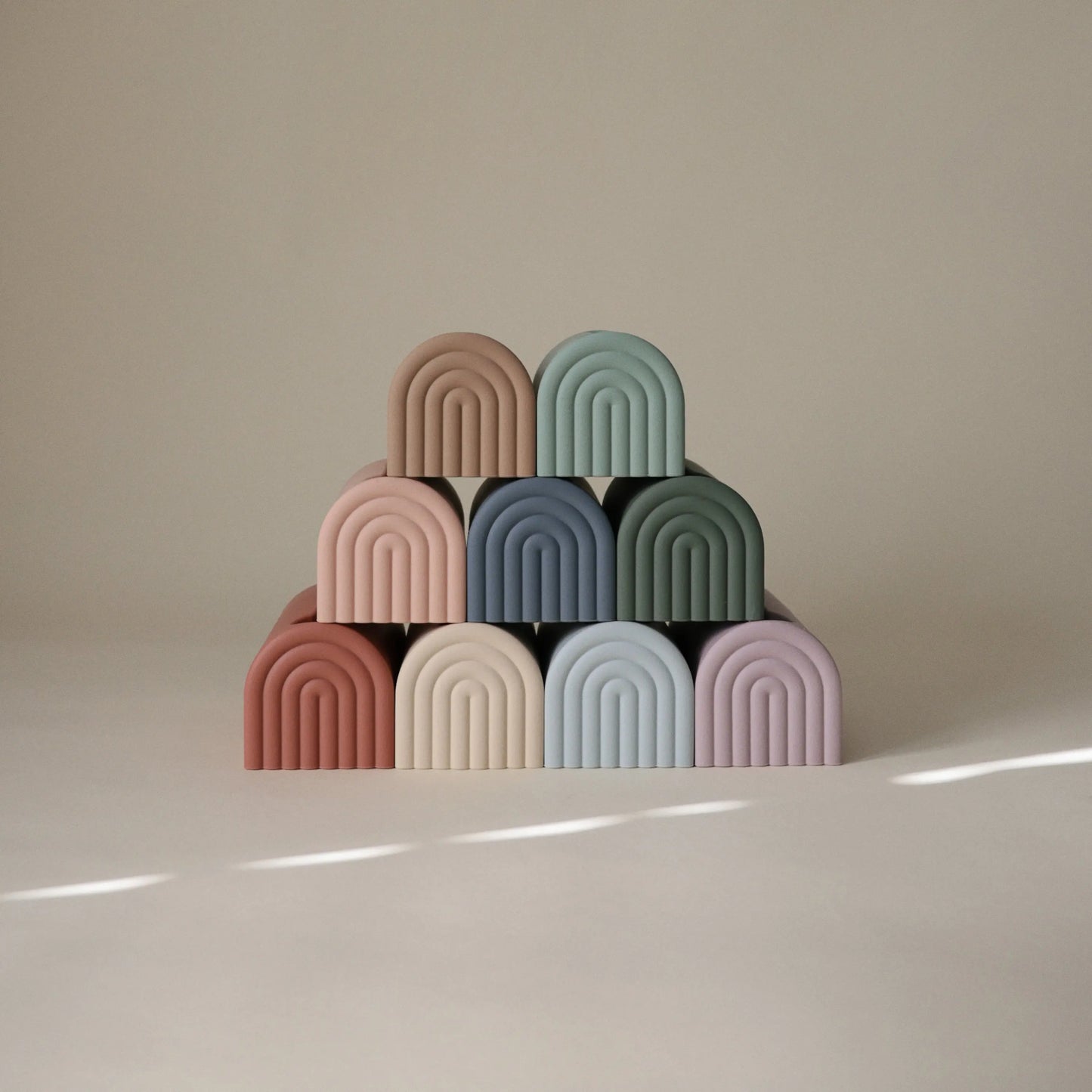 Bath Spout Cover with Playful Rainbow Arches for Child Safety and Fun Mushie Everetts Place: Online Boutique