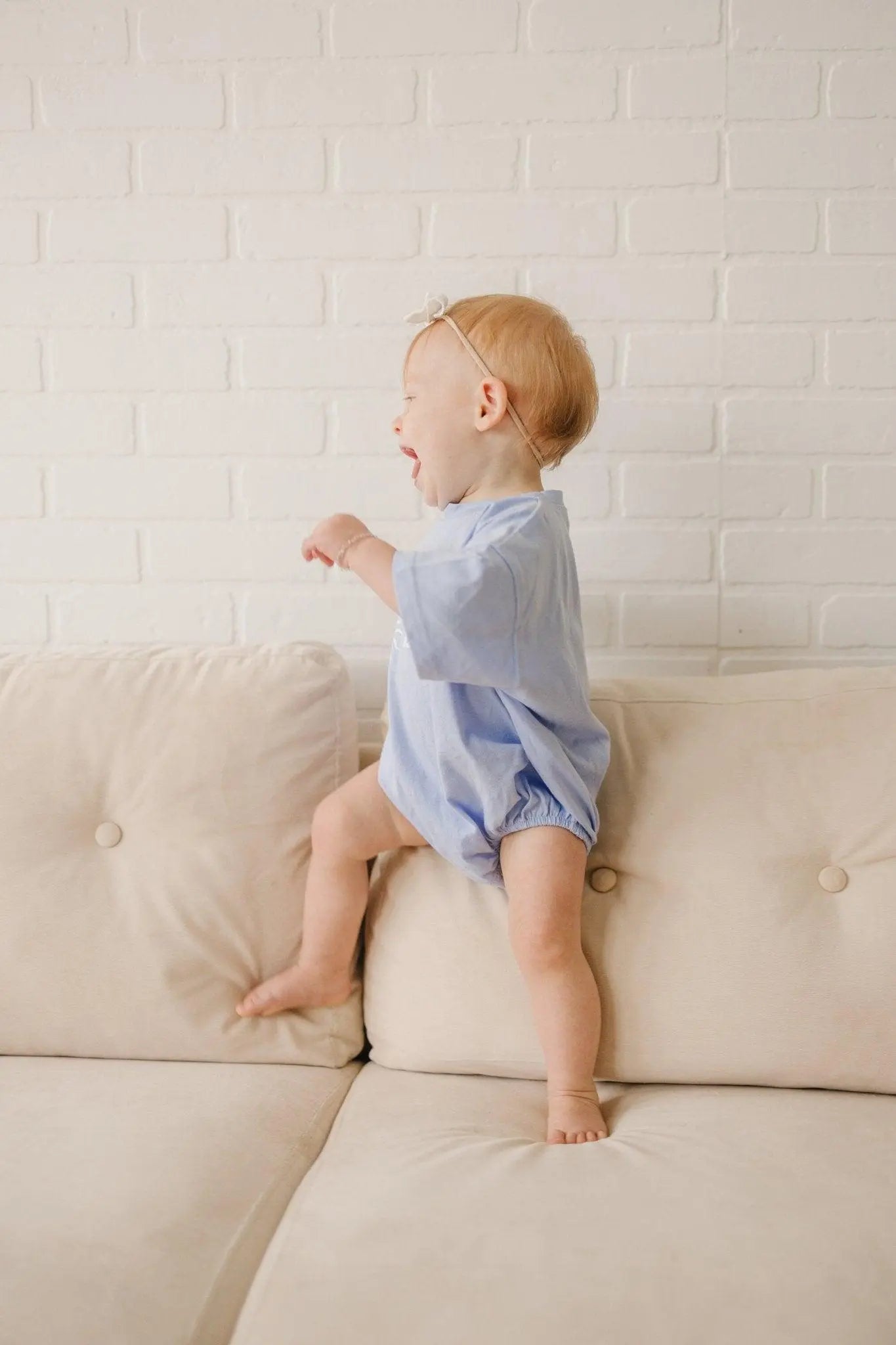 Little Joy Co. Beach Babe Cotton T Shirt Romper Snaps At Crotch Colors - Apparel & Accessories > Clothing > Baby & Toddler Clothing > Baby & Toddler Outfits