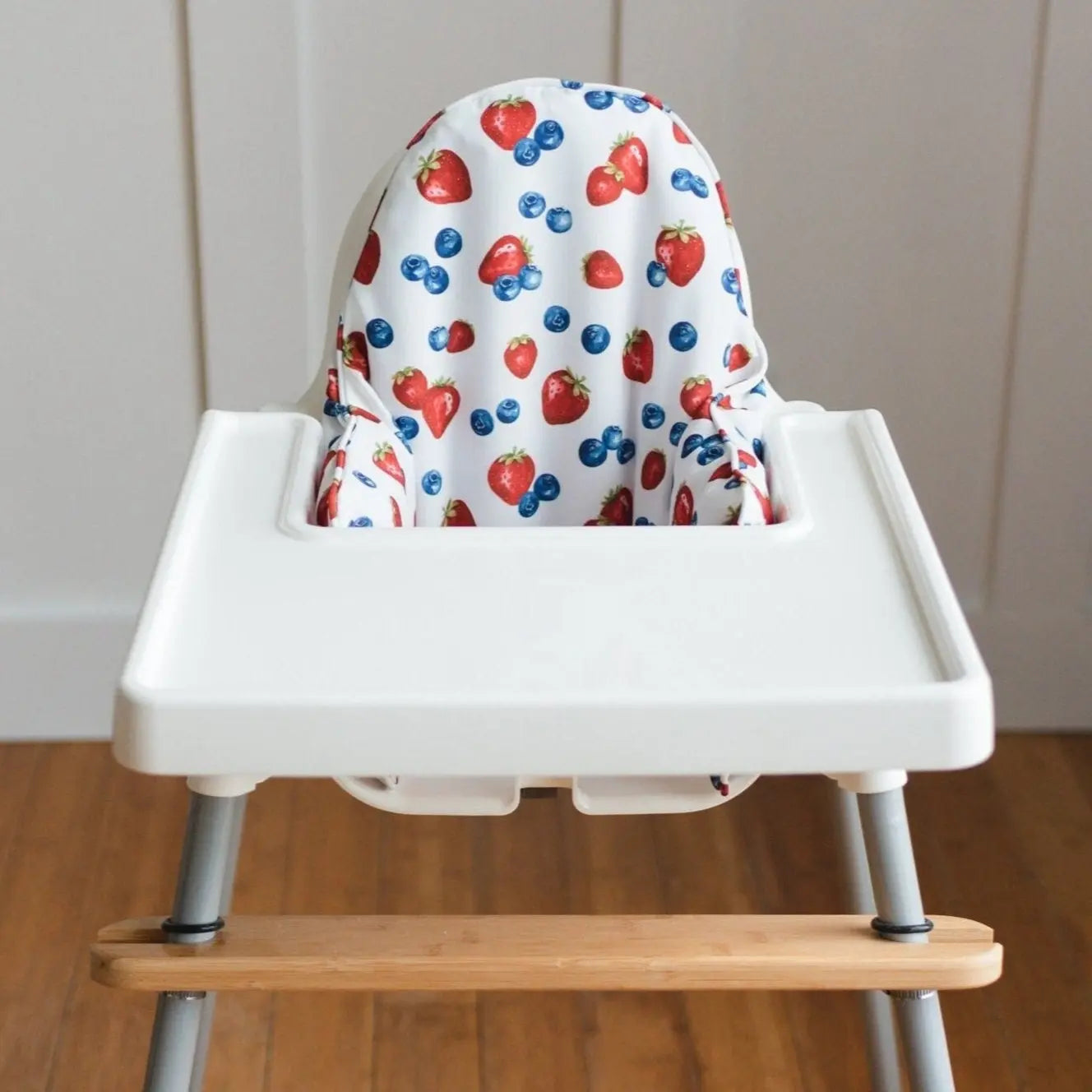 Little Joy Co. Berries Cushion Cover For IKEA Antilop Highchair Wipeable - Furniture > Baby & Toddler Furniture > High Chair & Booster Seat Accessories