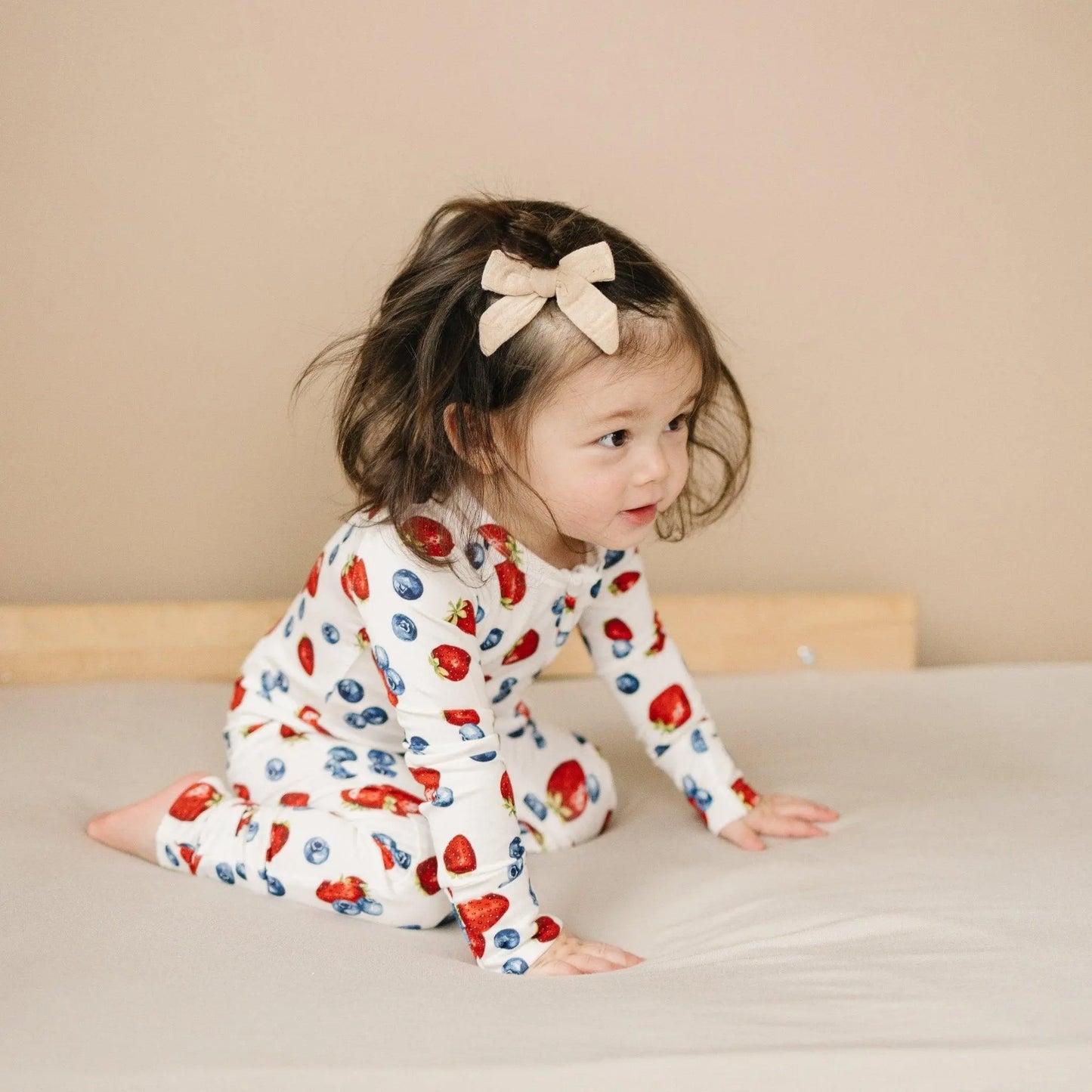 Little Joy Co. Berry Sweet Bamboo Zippy Romper For Babies Soft Comfort - Apparel & Accessories > Clothing > Baby & Toddler Clothing > Baby One-Pieces