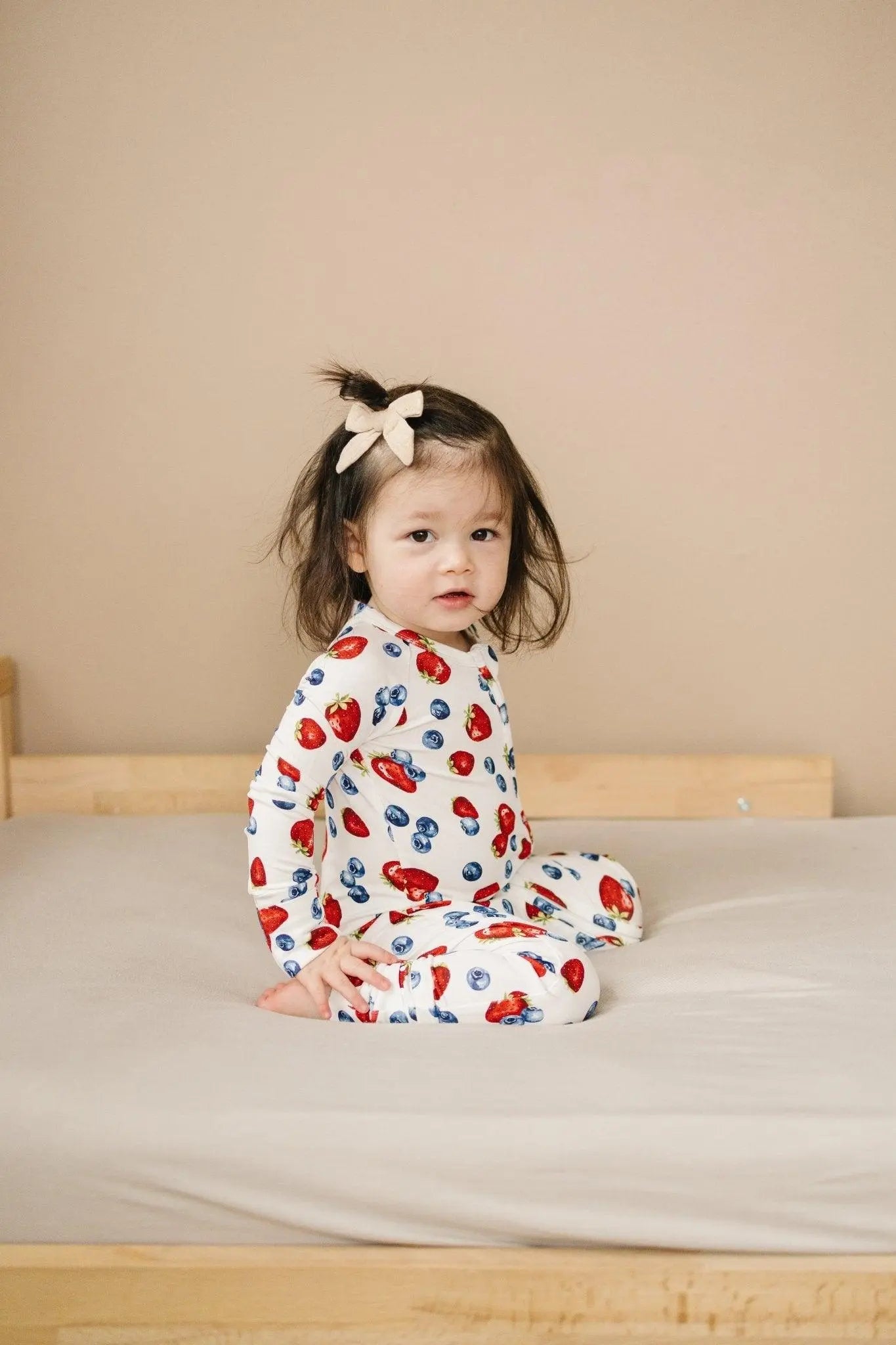 Little Joy Co. Berry Sweet Bamboo Zippy Romper For Babies Soft Comfort - Apparel & Accessories > Clothing > Baby & Toddler Clothing > Baby One-Pieces