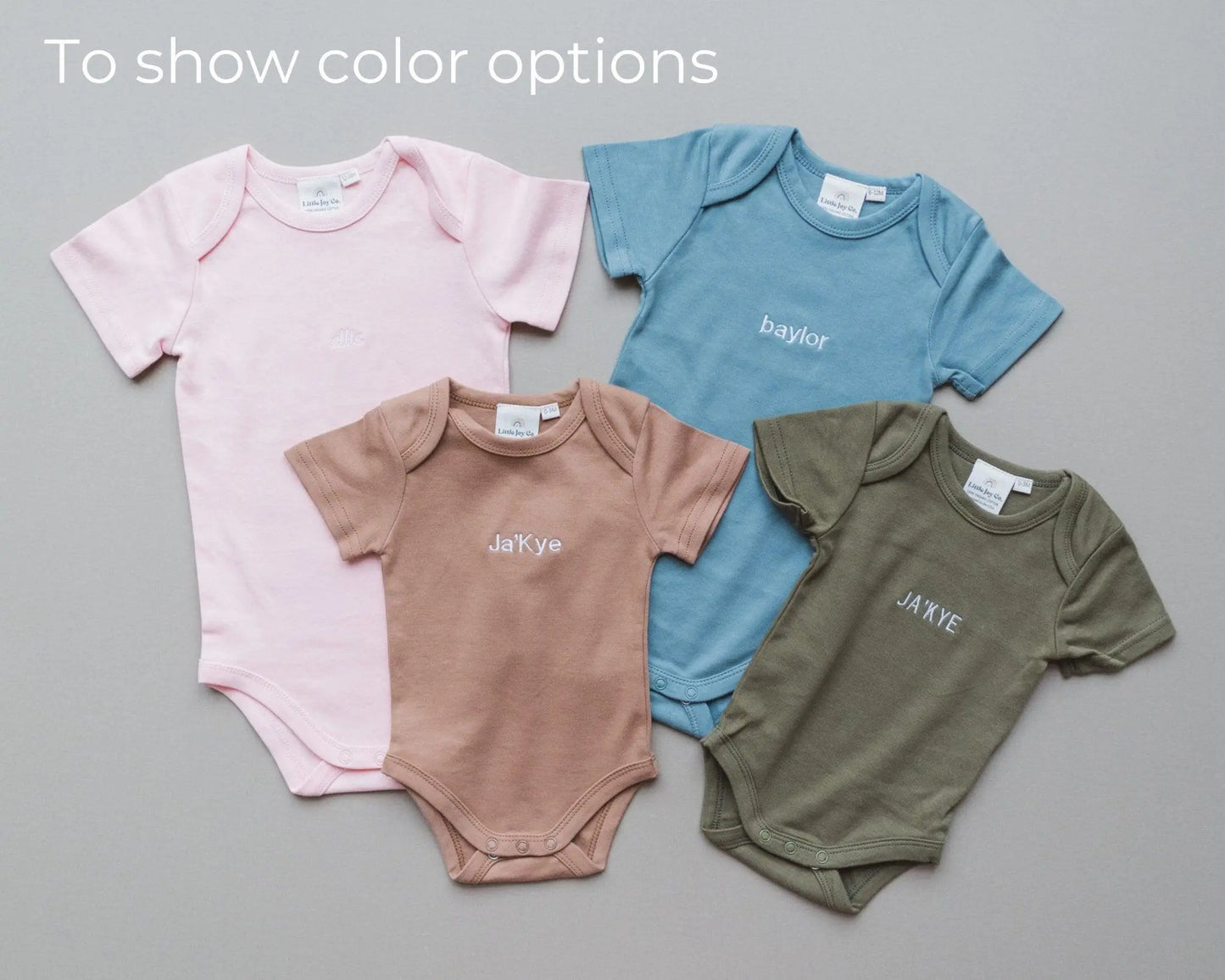 Little Joy Co. Big Bro Organic Cotton Bodysuit More Colors Available -