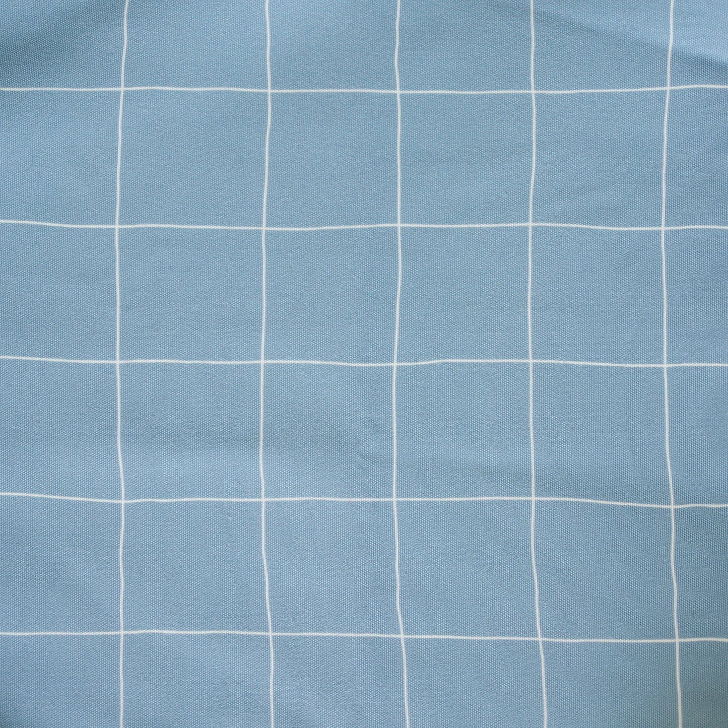 Little Joy Co. Blue Grid Cushion Cover For IKEA Antilop Highchair Wipeable - Furniture > Baby & Toddler Furniture > High Chair & Booster Seat Accessories