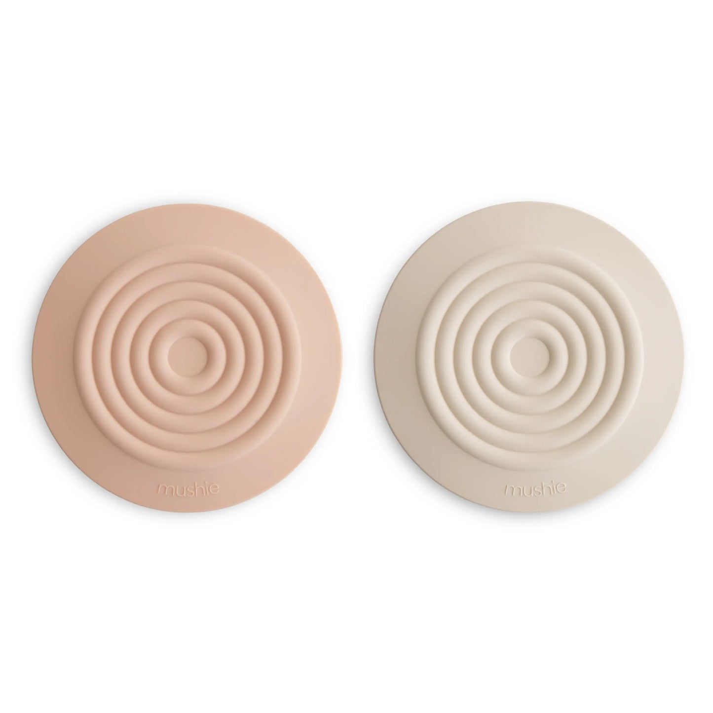 Silicone Bathtub Drain Stopper Set of 2 Flexible Water Seal Covers Mushie
